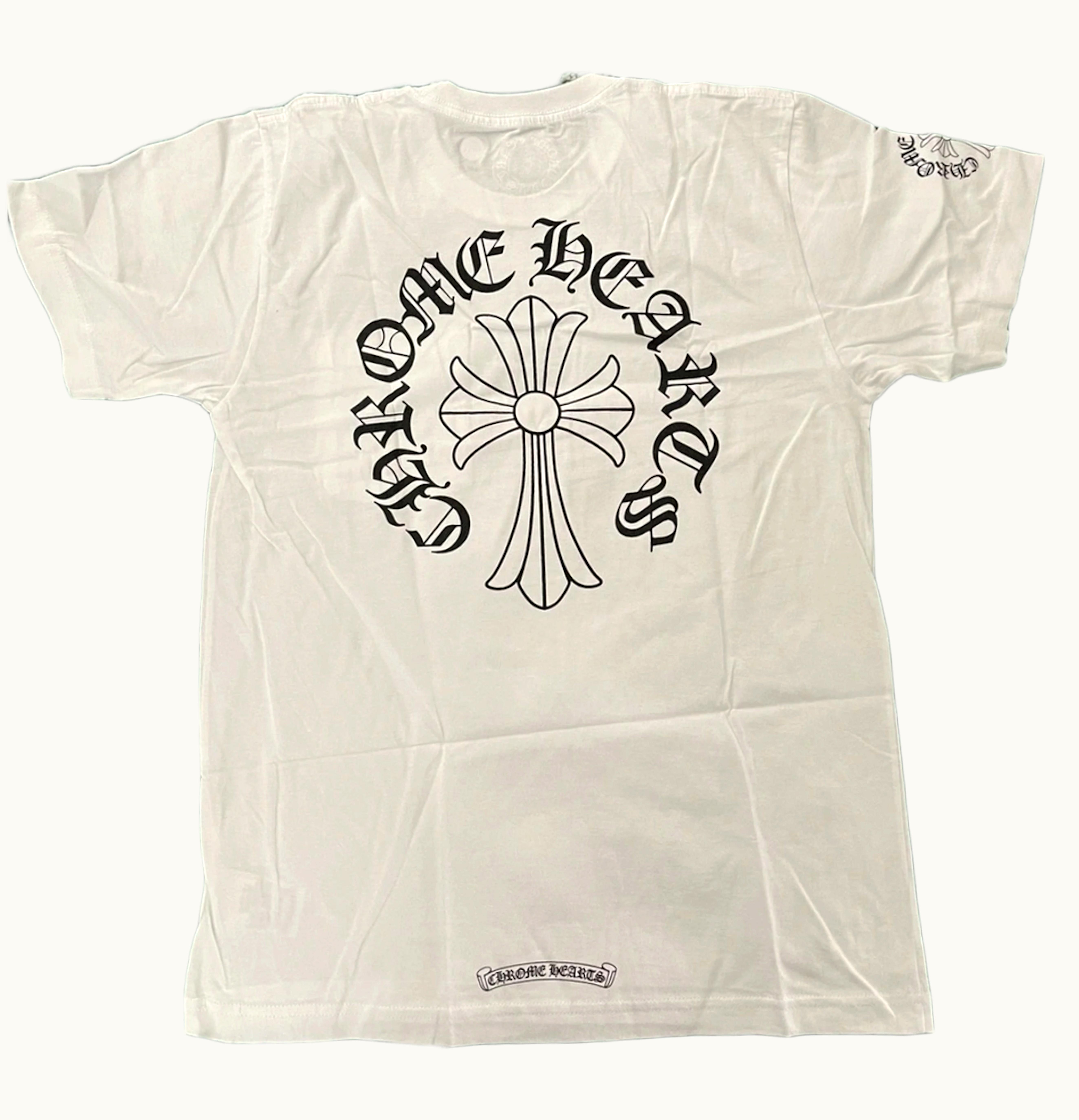 Chrome Hearts Chrome Hearts Cross Short Sleeve Pocket T shirt White