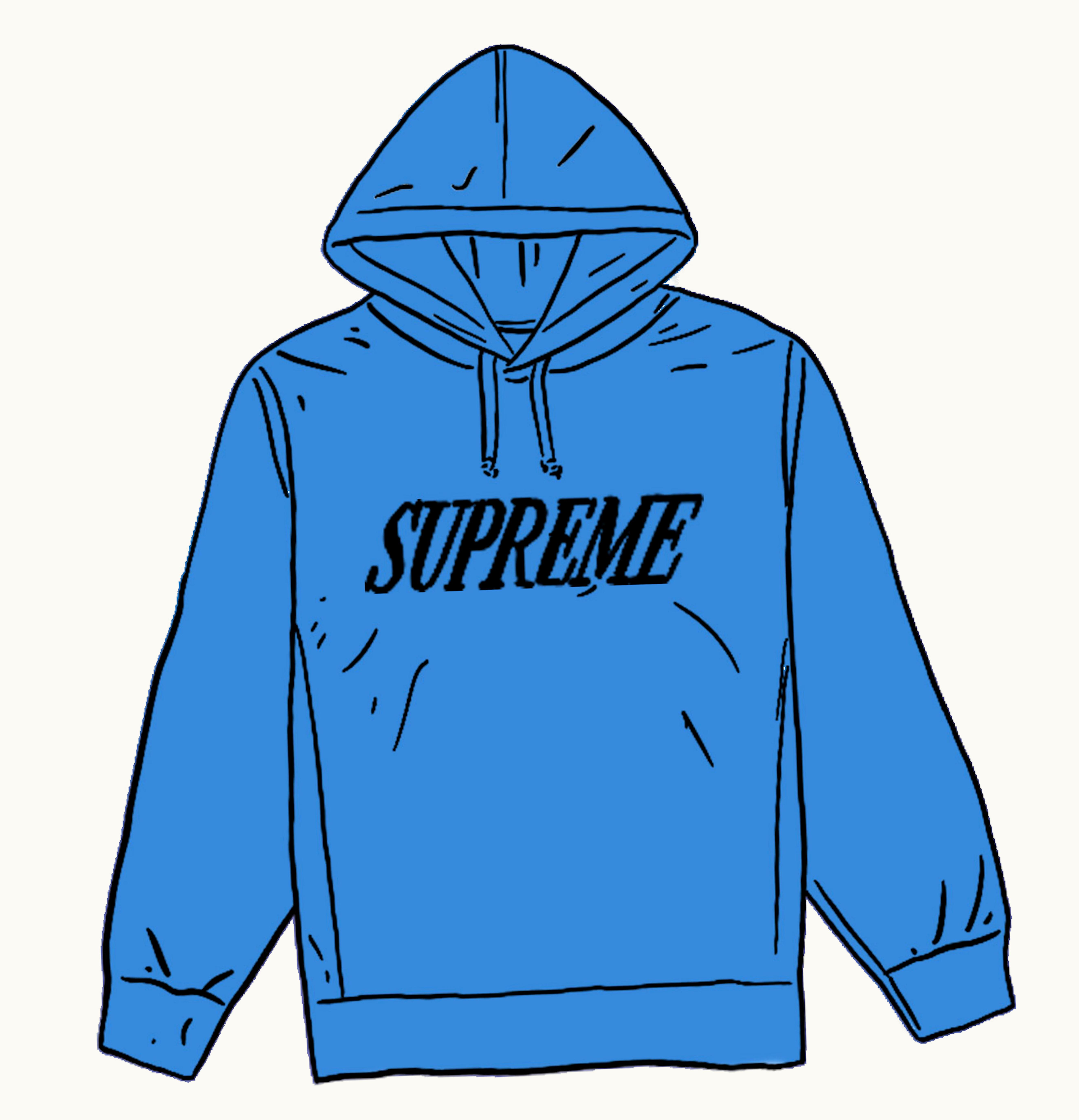 Supreme Supreme Crossover Hooded Sweatshirt Pale Royal