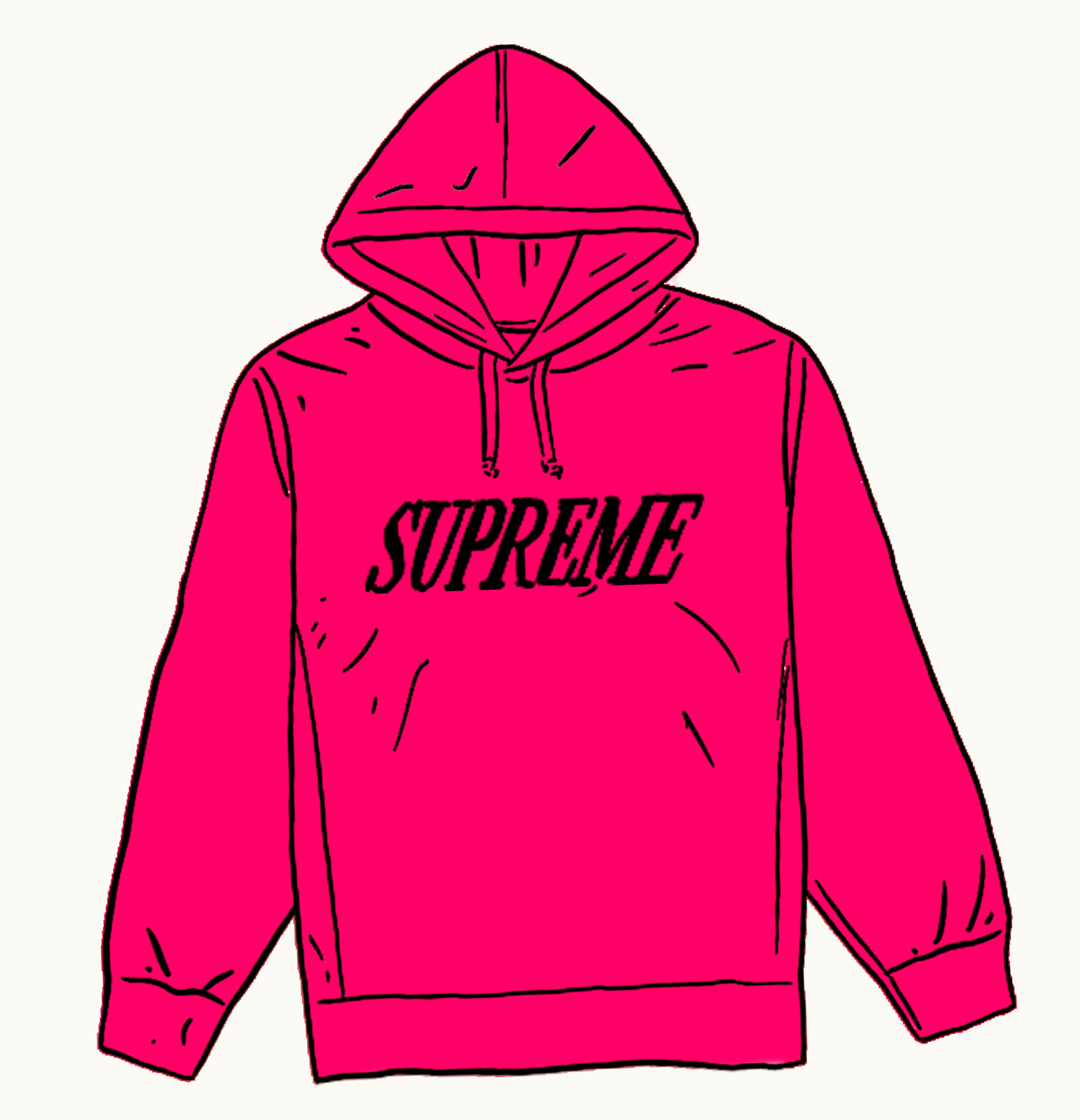Supreme Supreme Crossover Hooded Sweatshirt Fuchsia