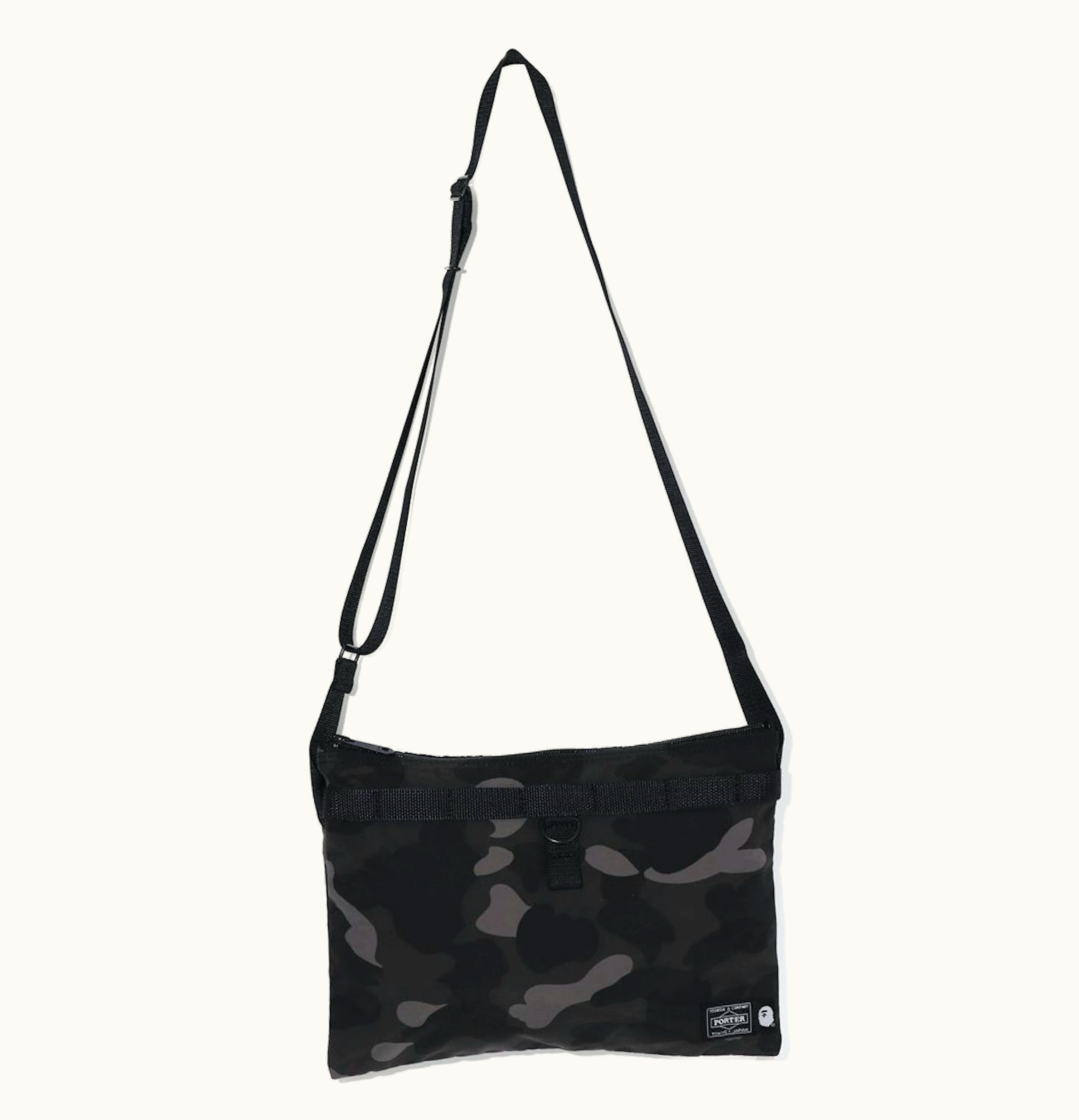 BAPE BAPE x Porter Color Camo Crossbody Bag Black