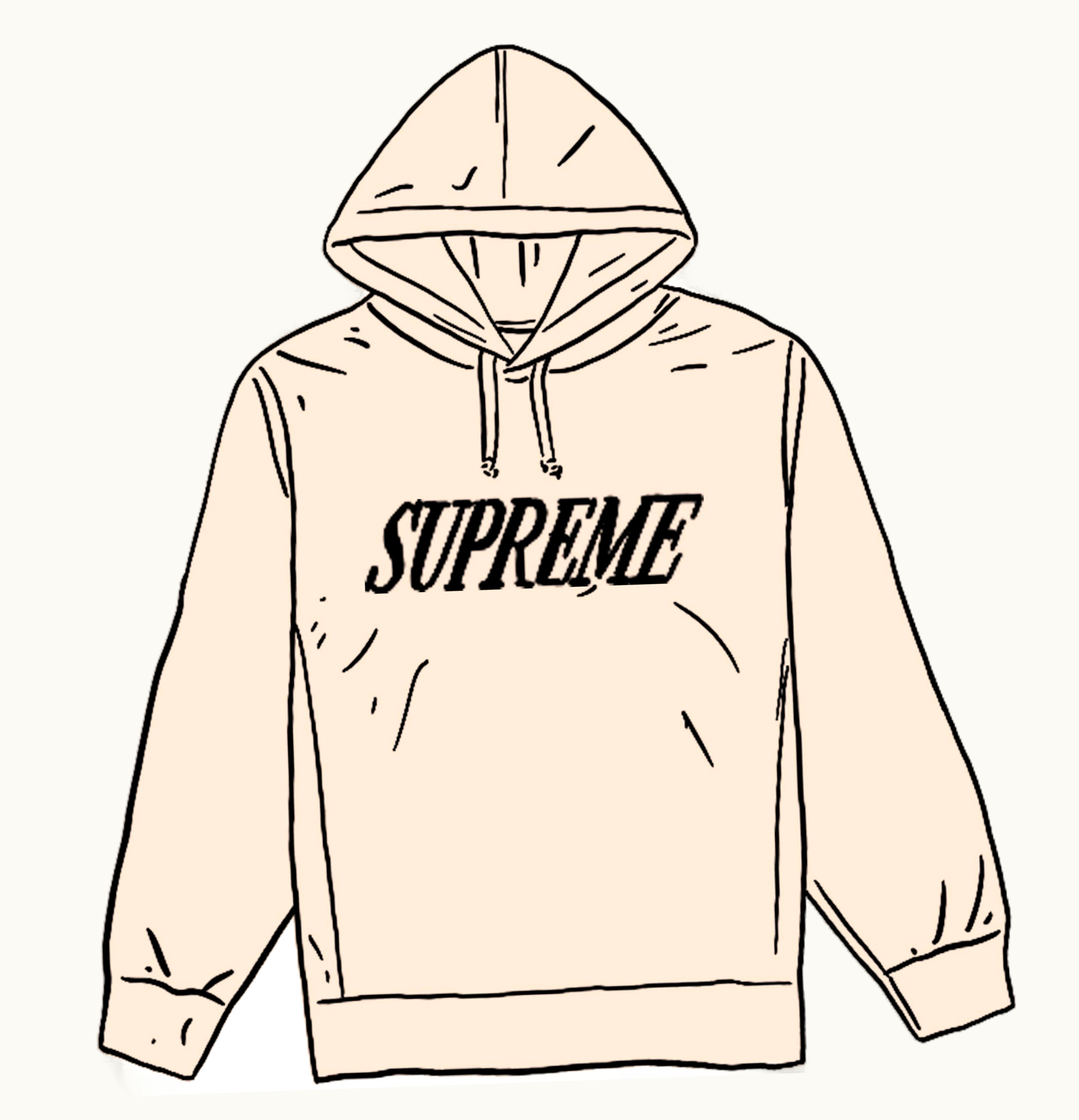 Supreme Supreme Crossover Hooded Sweatshirt Natural