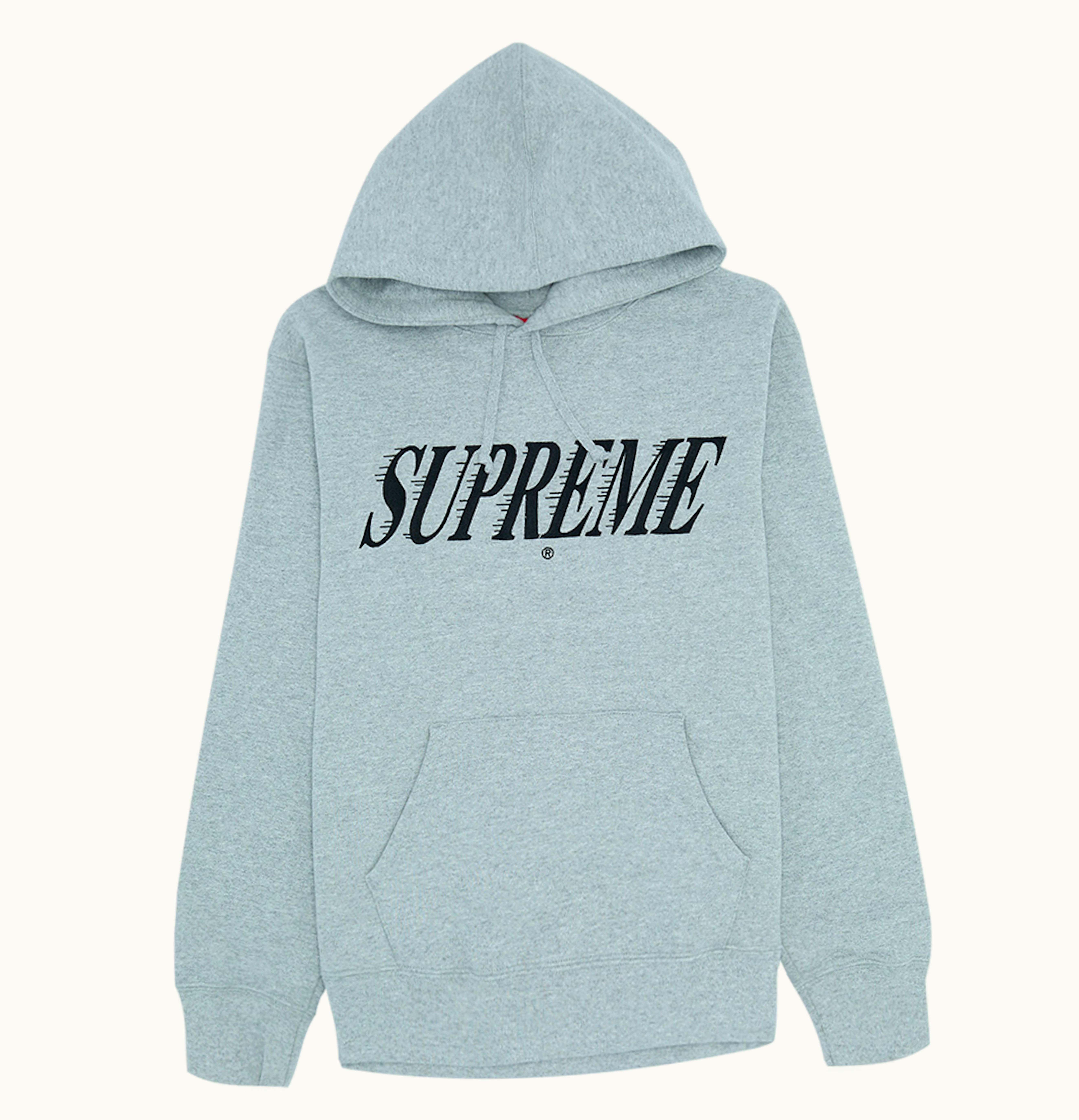 Supreme Supreme Crossover Hooded Sweatshirt Heather Grey