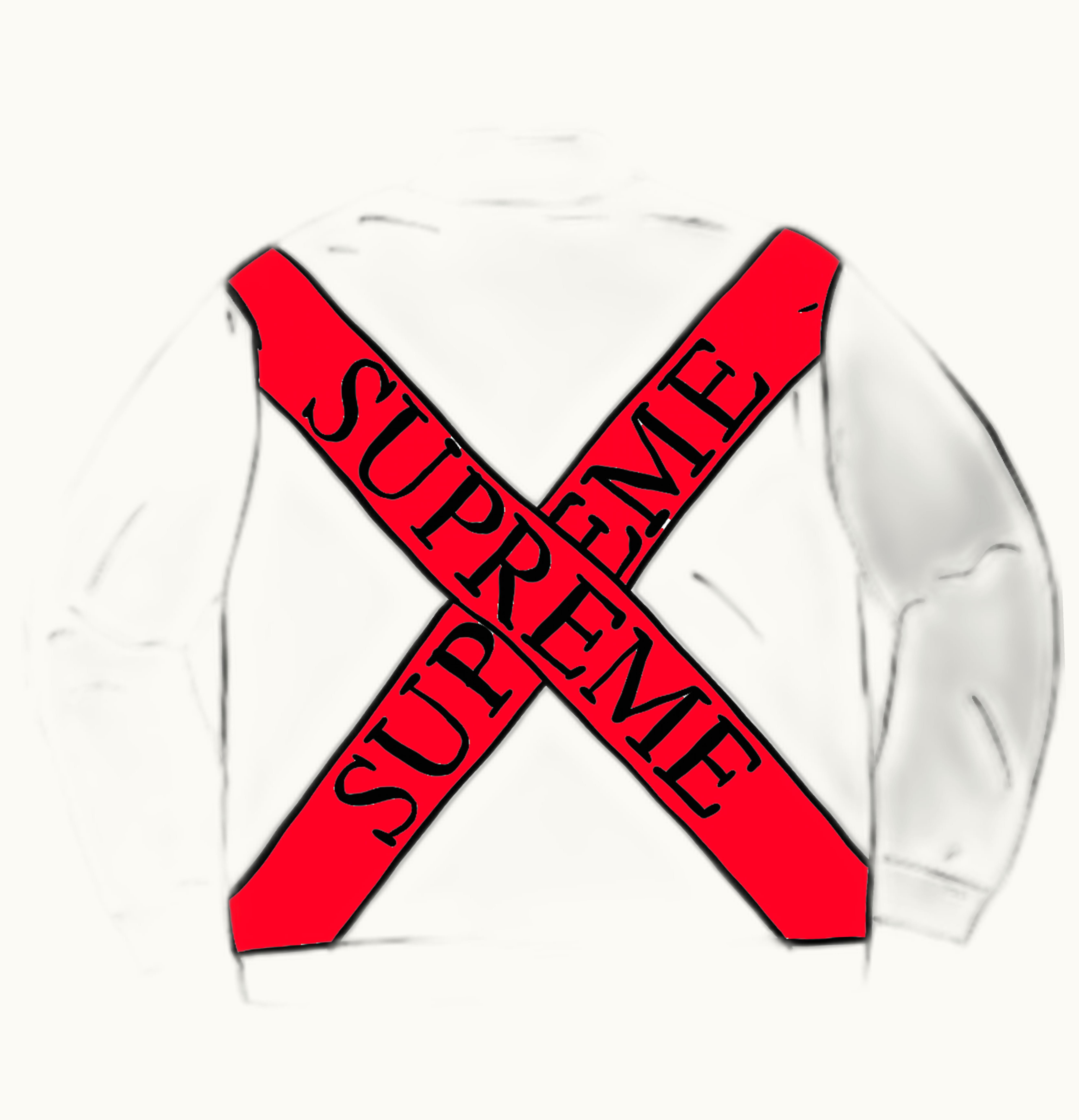 Supreme Supreme Cross Half Zip Sweatshirt Ash Grey