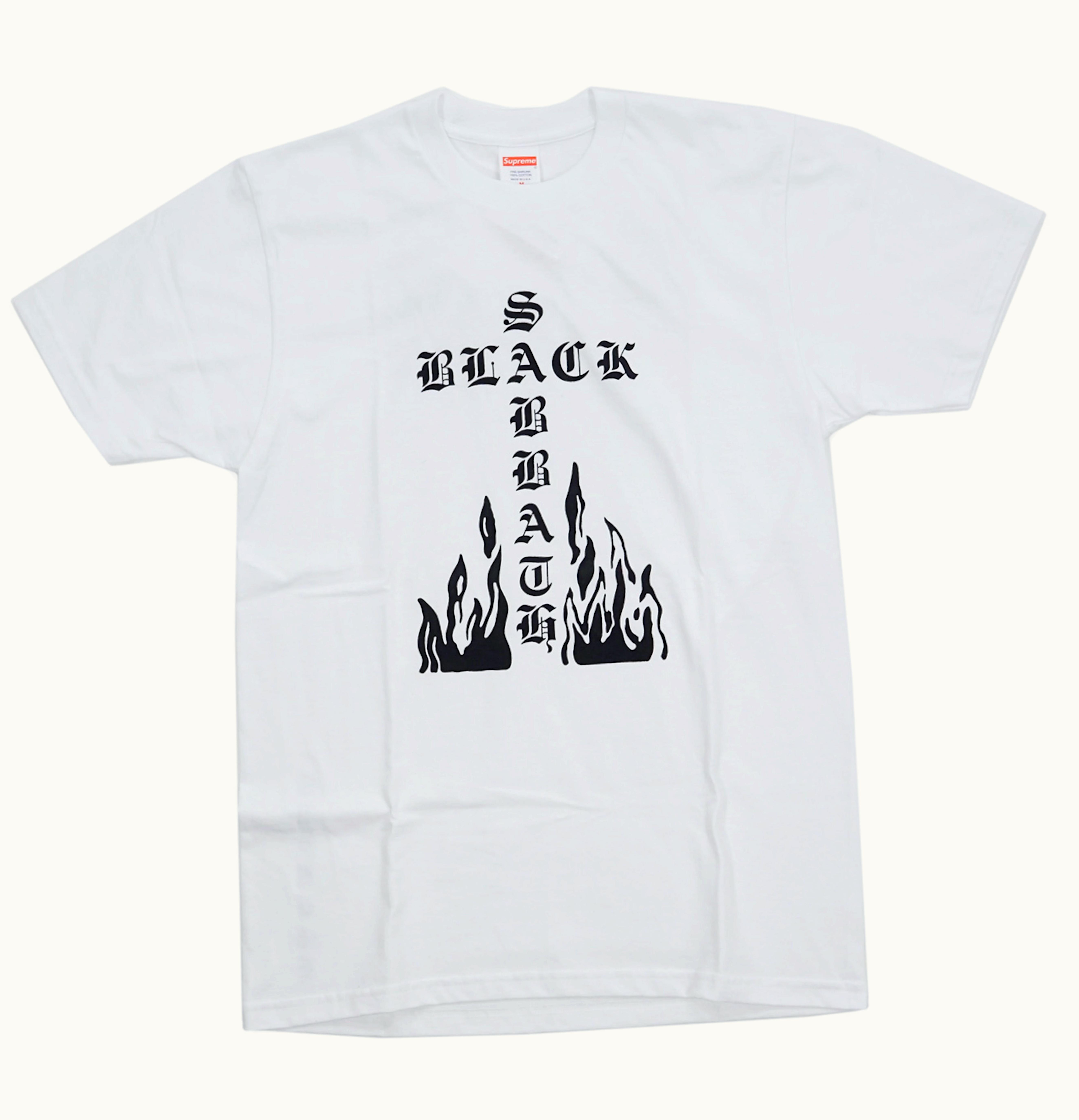 Supreme Supreme Black Sabbath Cross Tee White