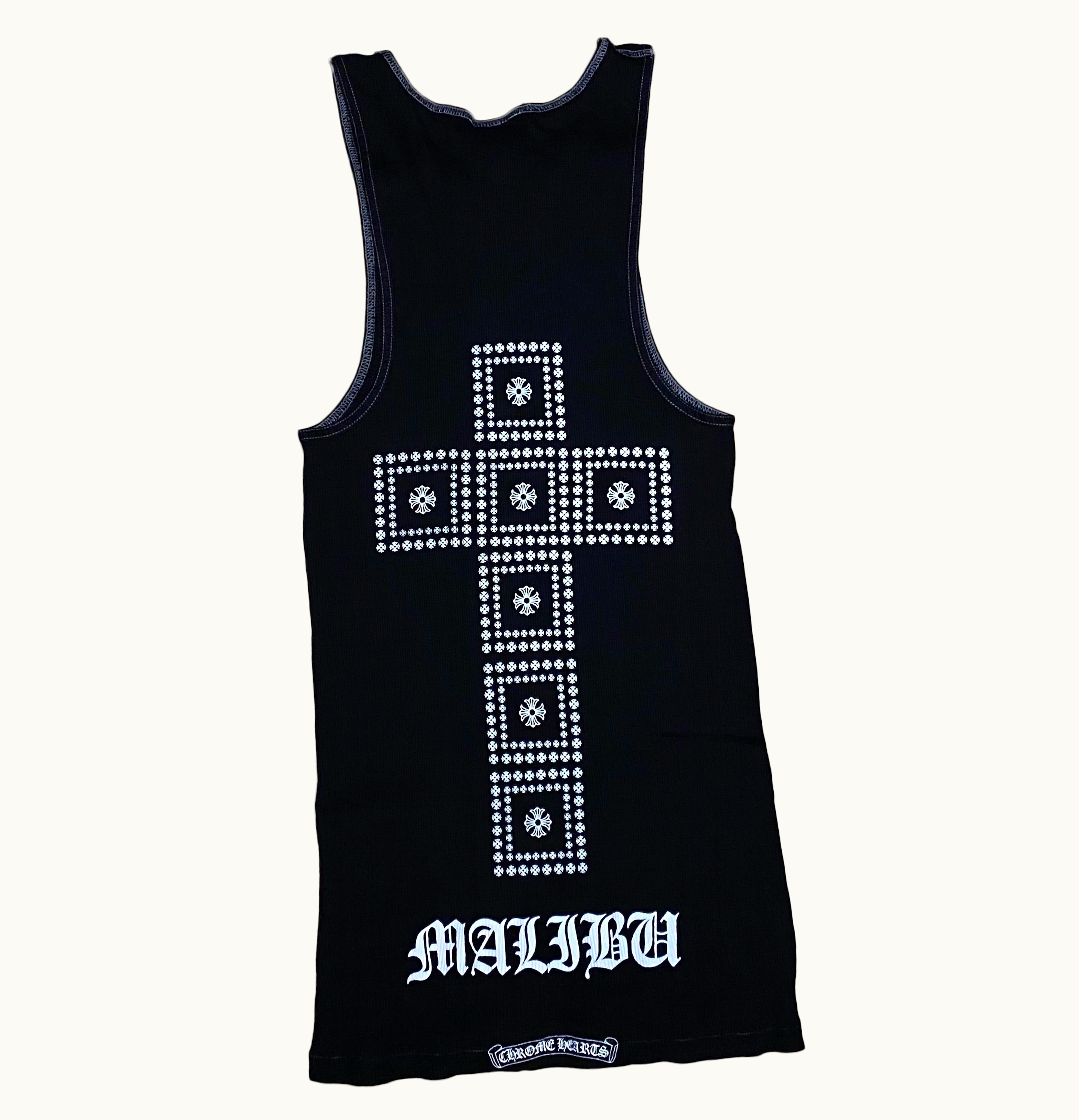 Chrome Hearts Chrome Hearts Malibu Exclusive Cross Tank Top Black
