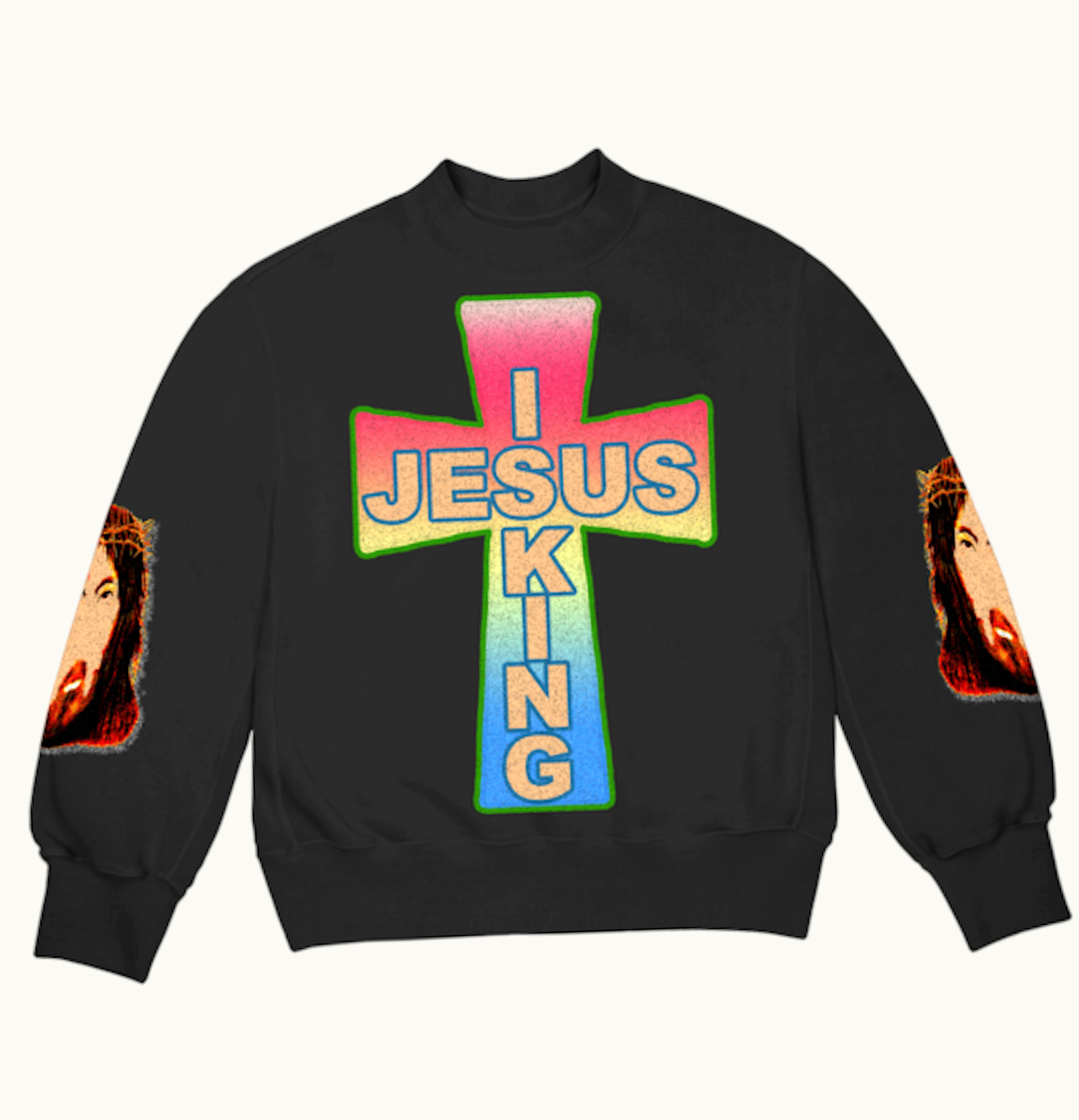 Kanye West Kanye West AWGE for JIK Cross Crewneck Black
