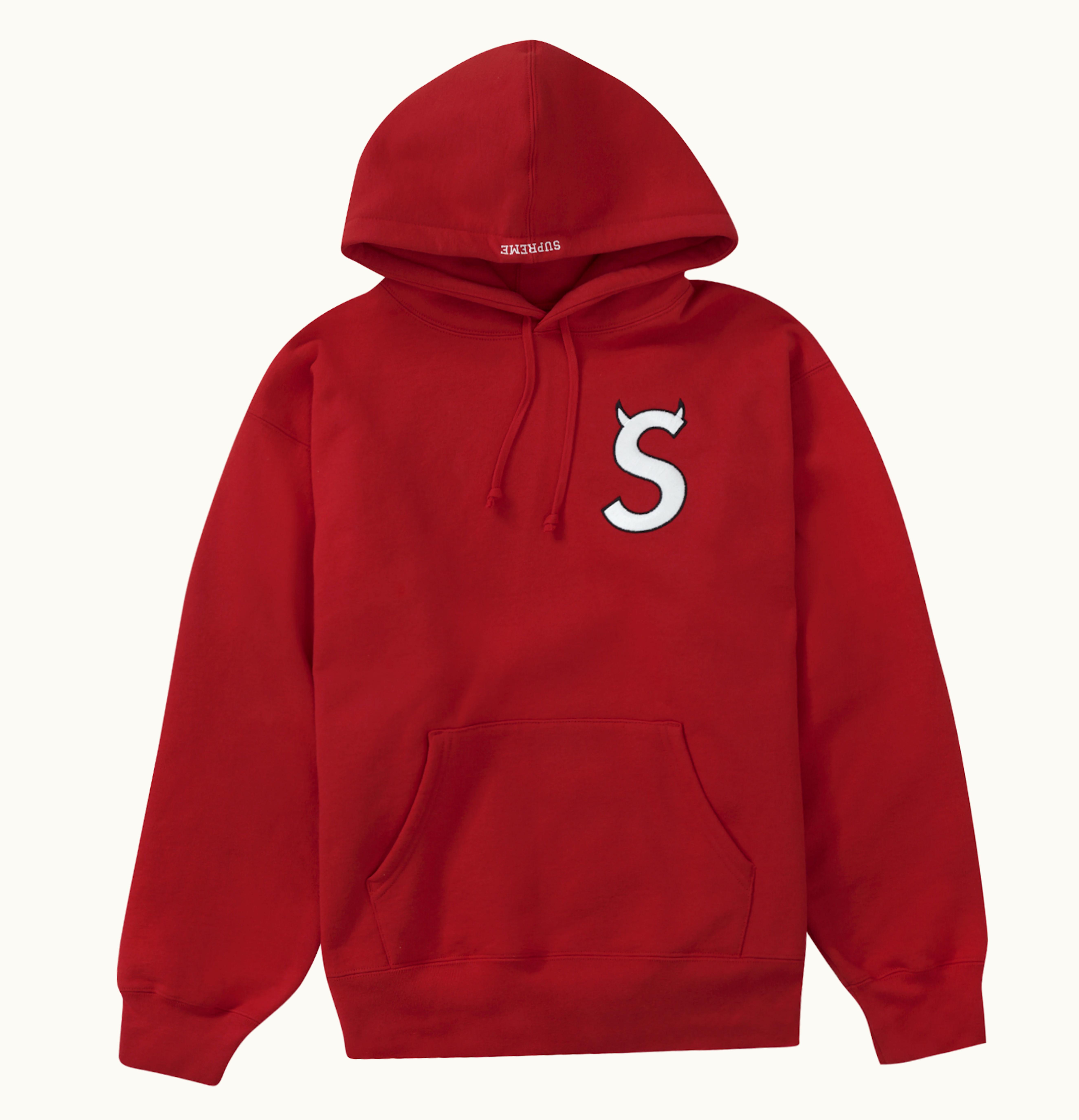 Supreme Supreme S Logo Hooded Sweatshirt FW22 Red
