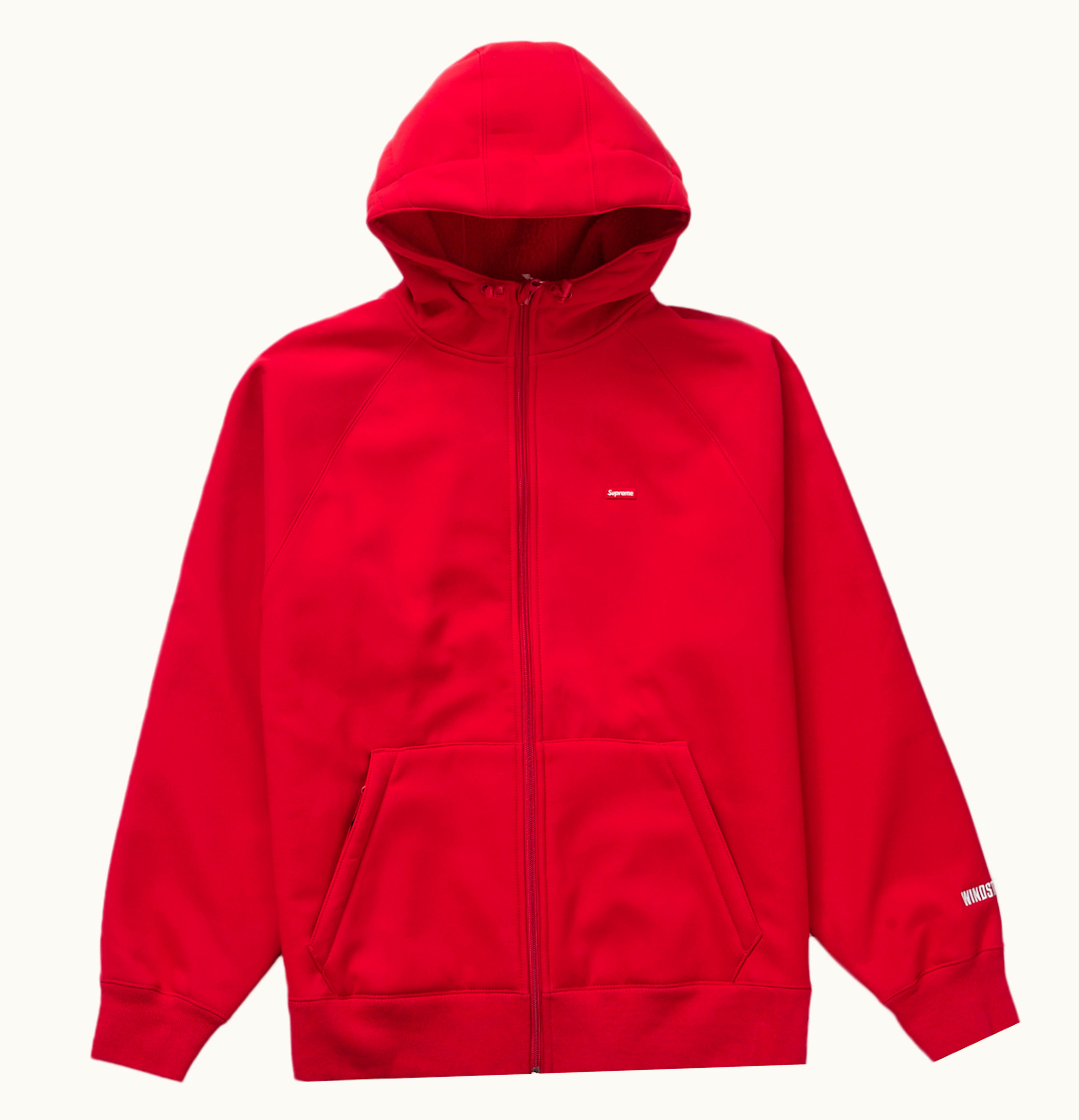 Supreme Supreme WINDSTOPPER Zip Up Hooded Sweatshirt FW22 Red