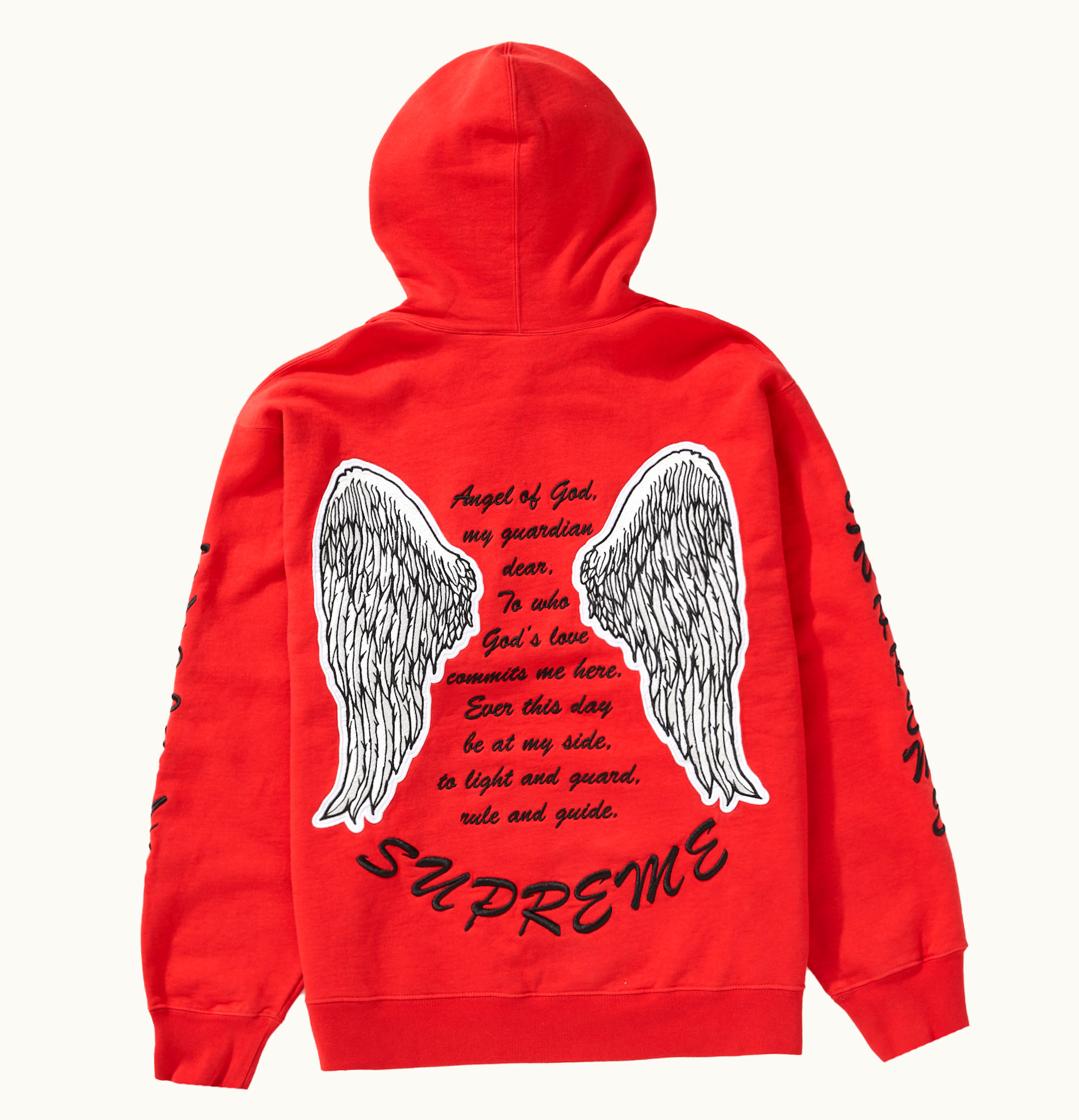 Supreme Supreme Guardian Hooded Sweatshirt Burnt Red