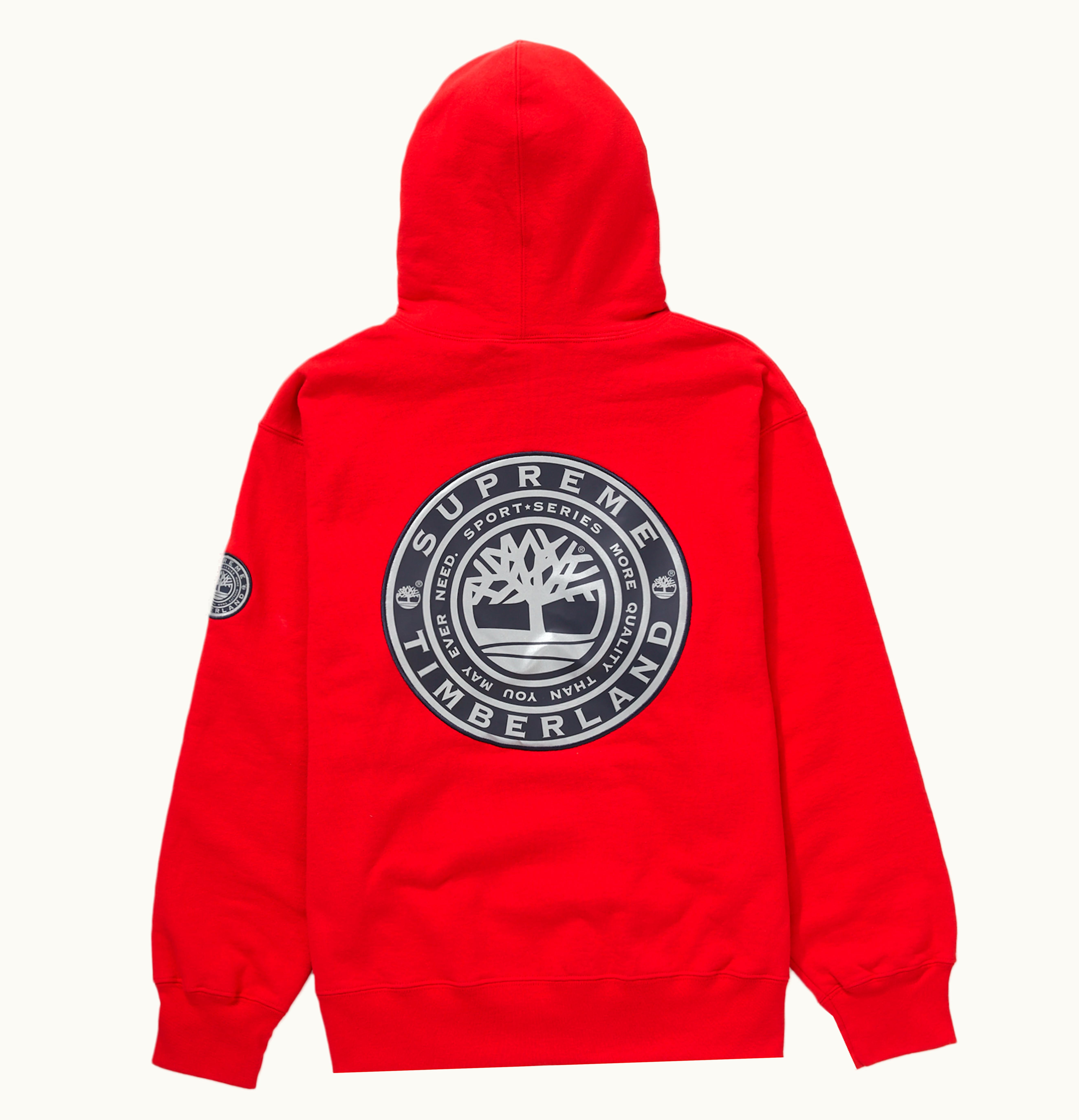 Supreme Supreme Timberland Hooded Sweatshirt Red