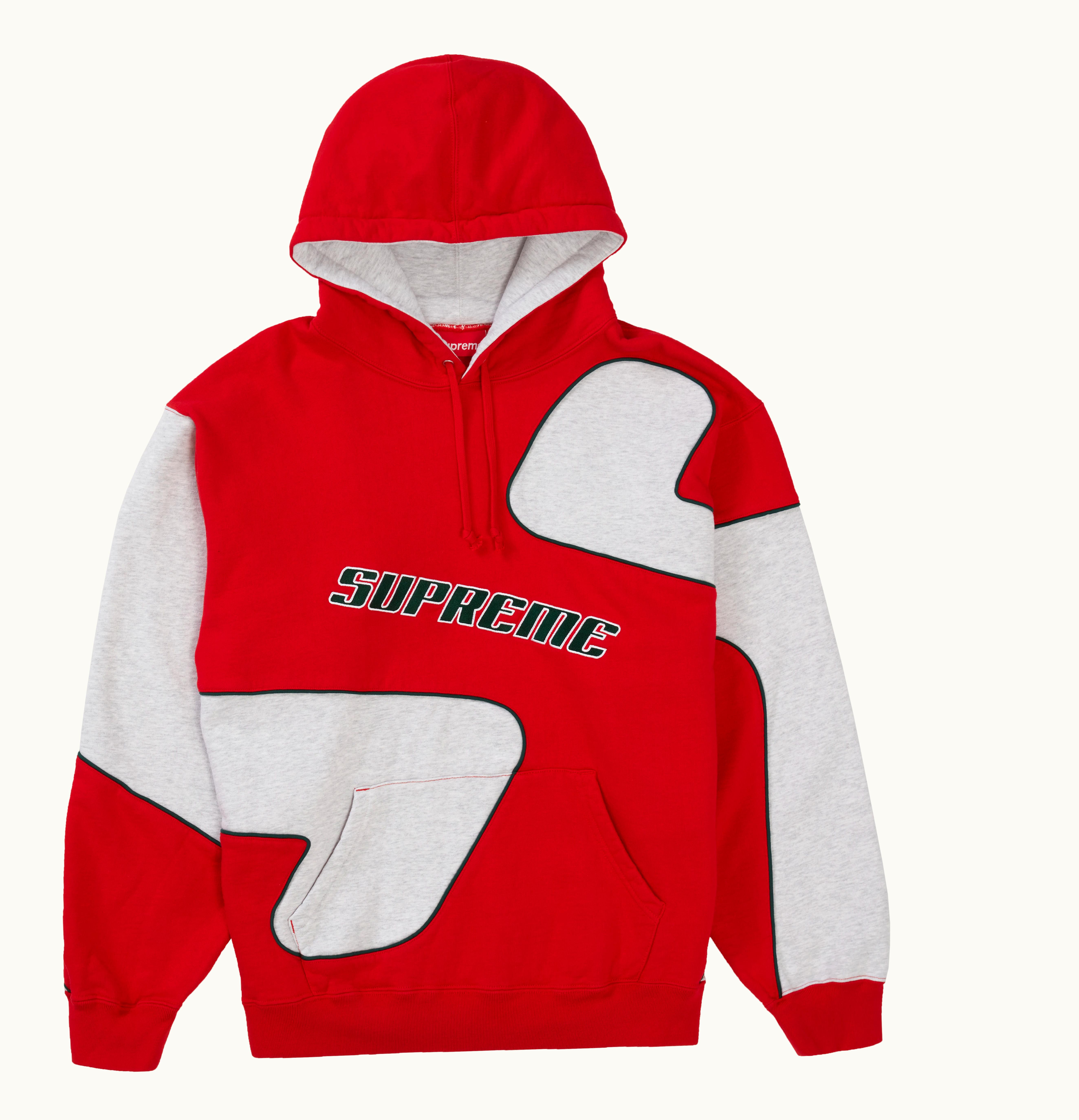 Supreme Supreme Big S Hooded Sweatshirt Red
