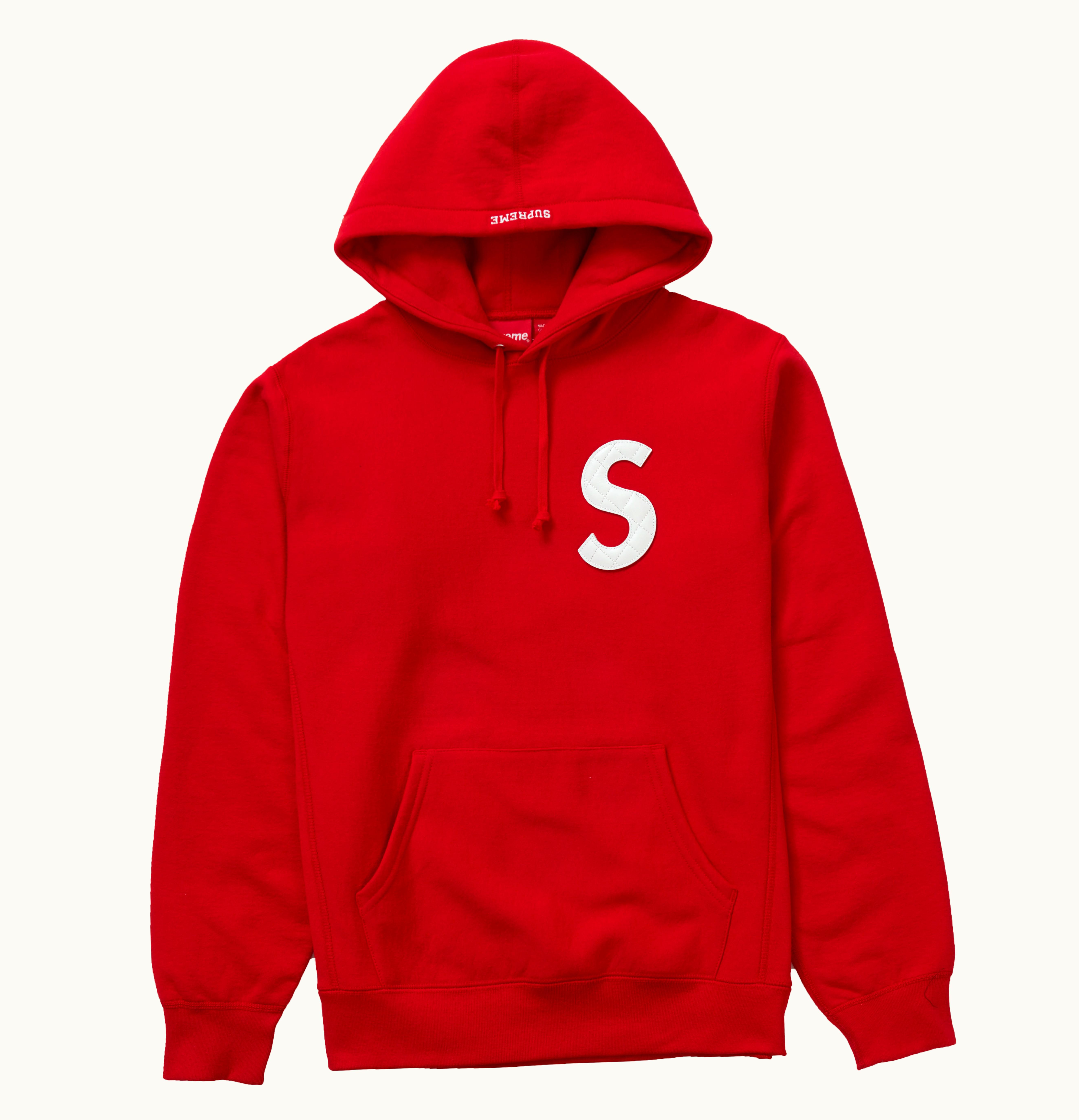 Supreme Supreme S Logo Hooded Sweatshirt SS20 Red