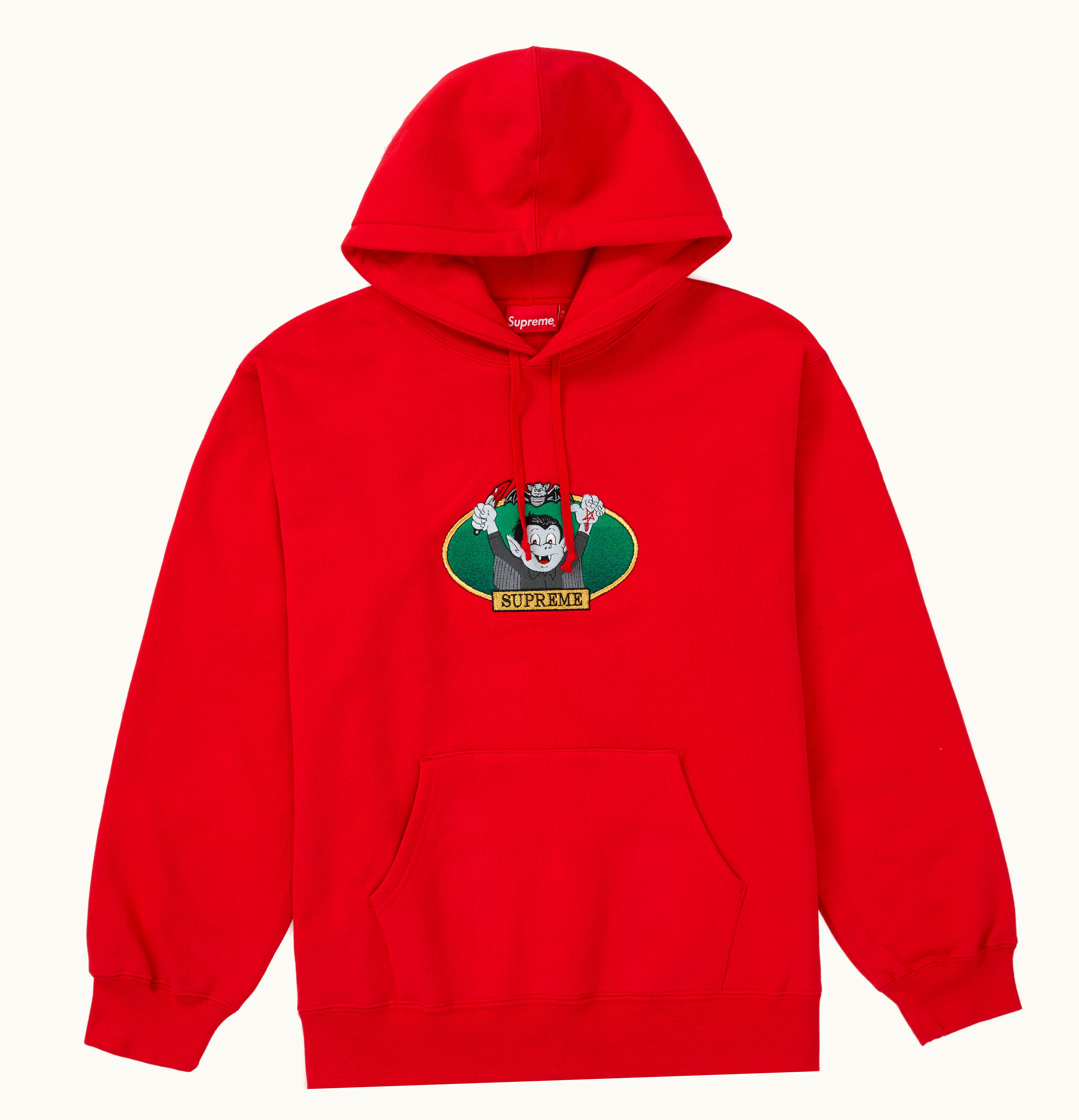 Supreme Supreme Vampire Boy Hooded Sweatshirt Red