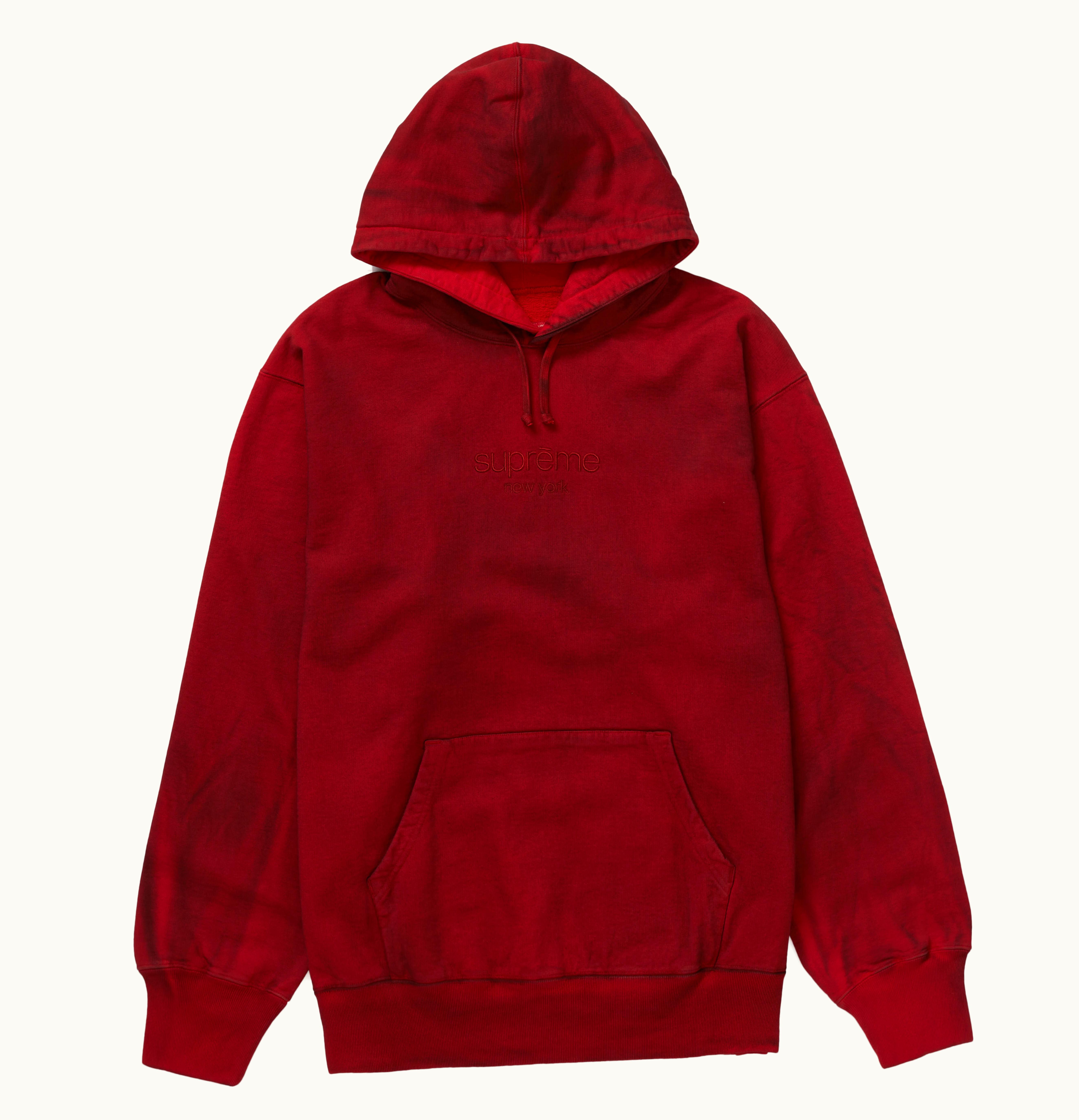 Supreme Supreme Spray Hooded Sweatshirt Red