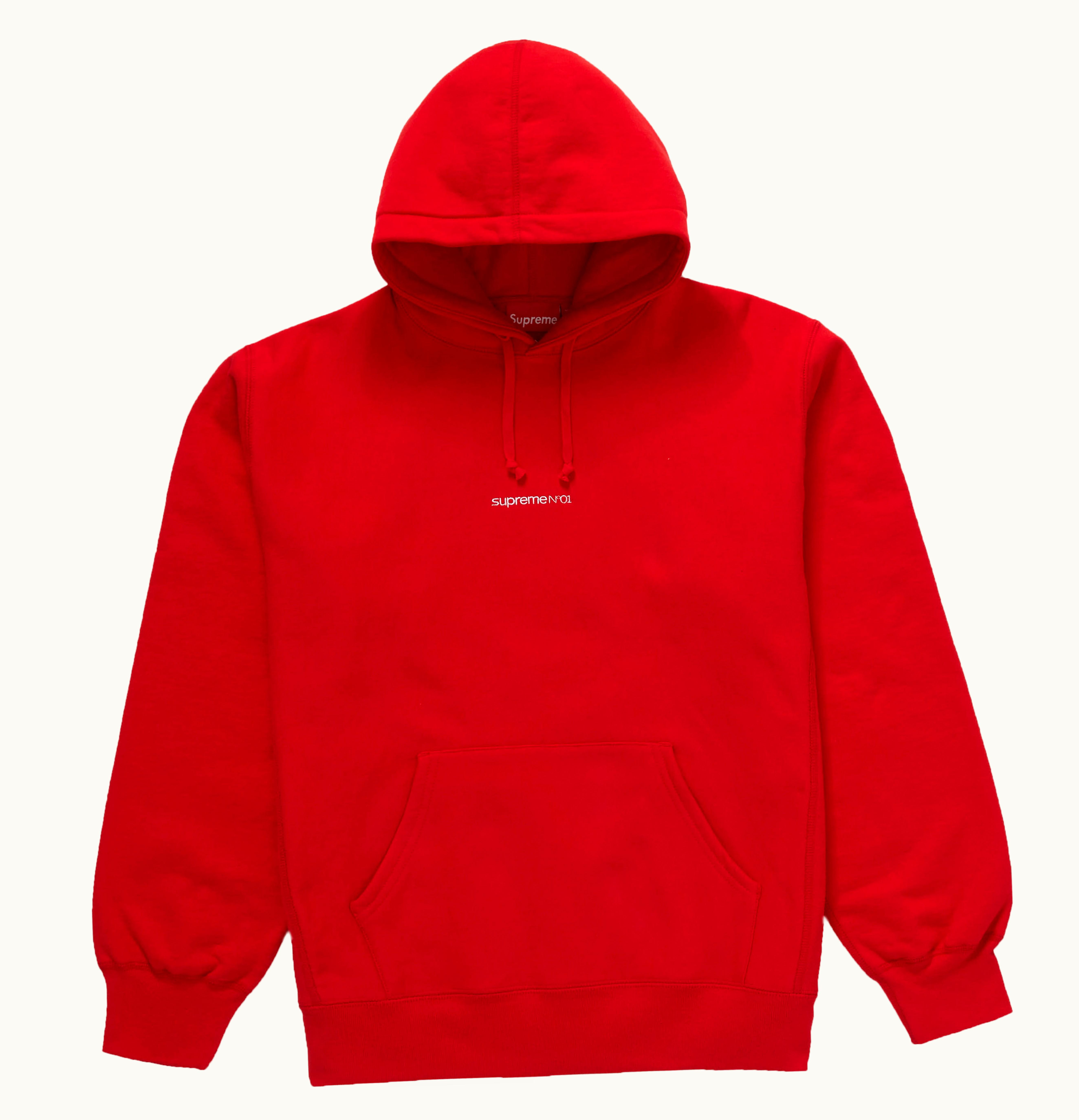 Supreme Supreme Number One Hooded Sweatshirt Red