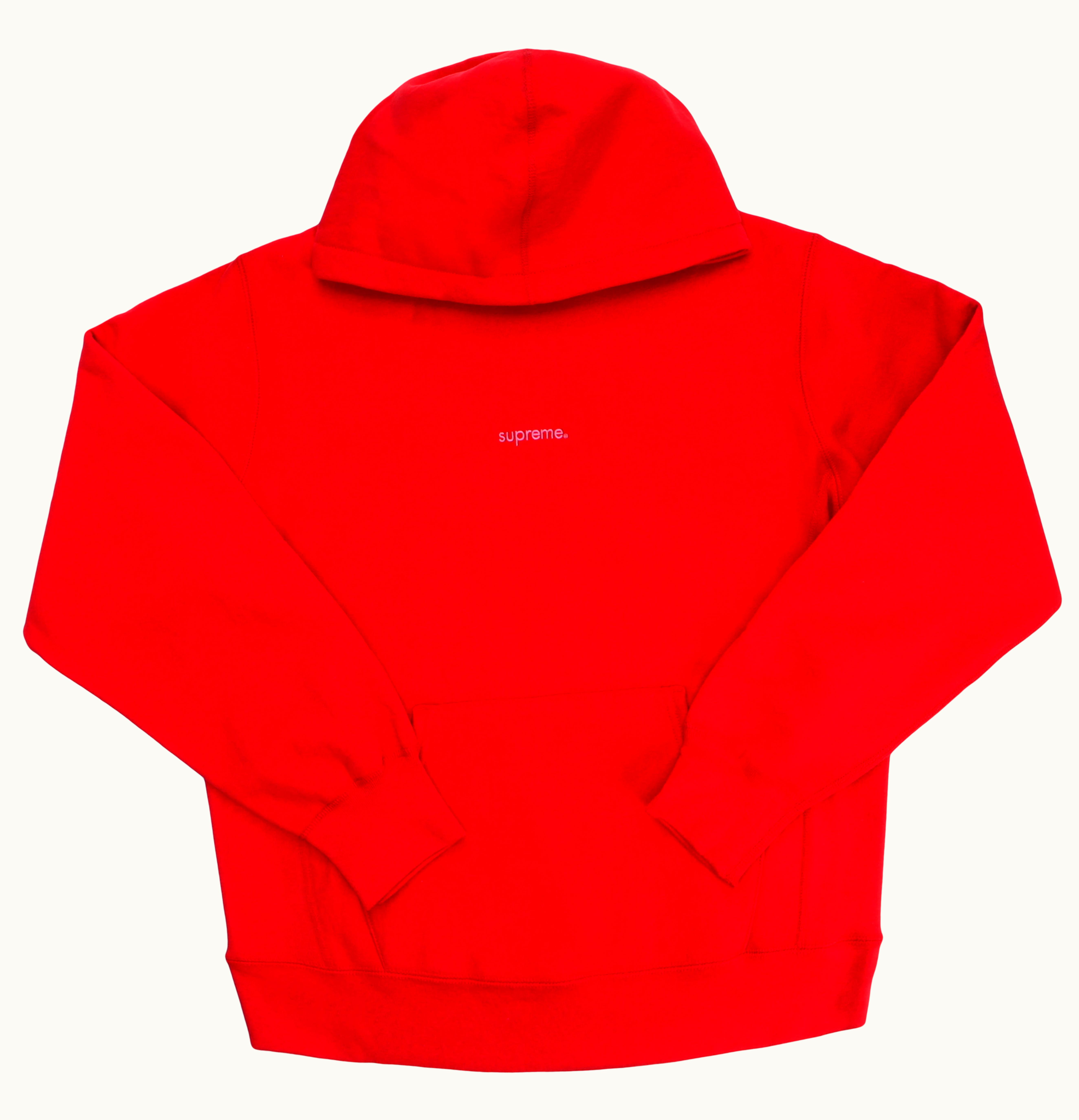 Supreme Supreme Trademark Hooded Sweatshirt Red