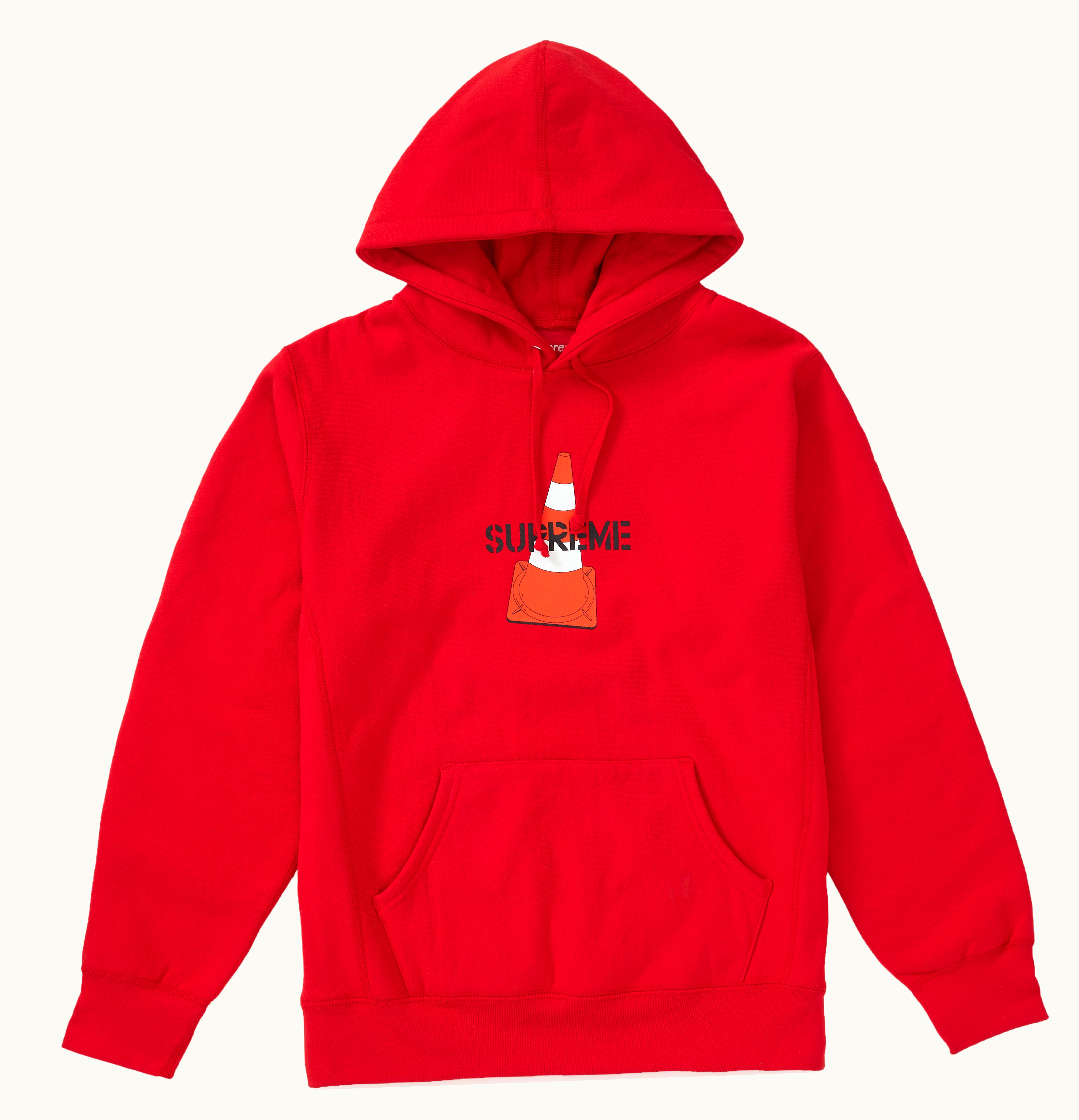 Supreme Supreme Cone Hooded Sweatshirt Red