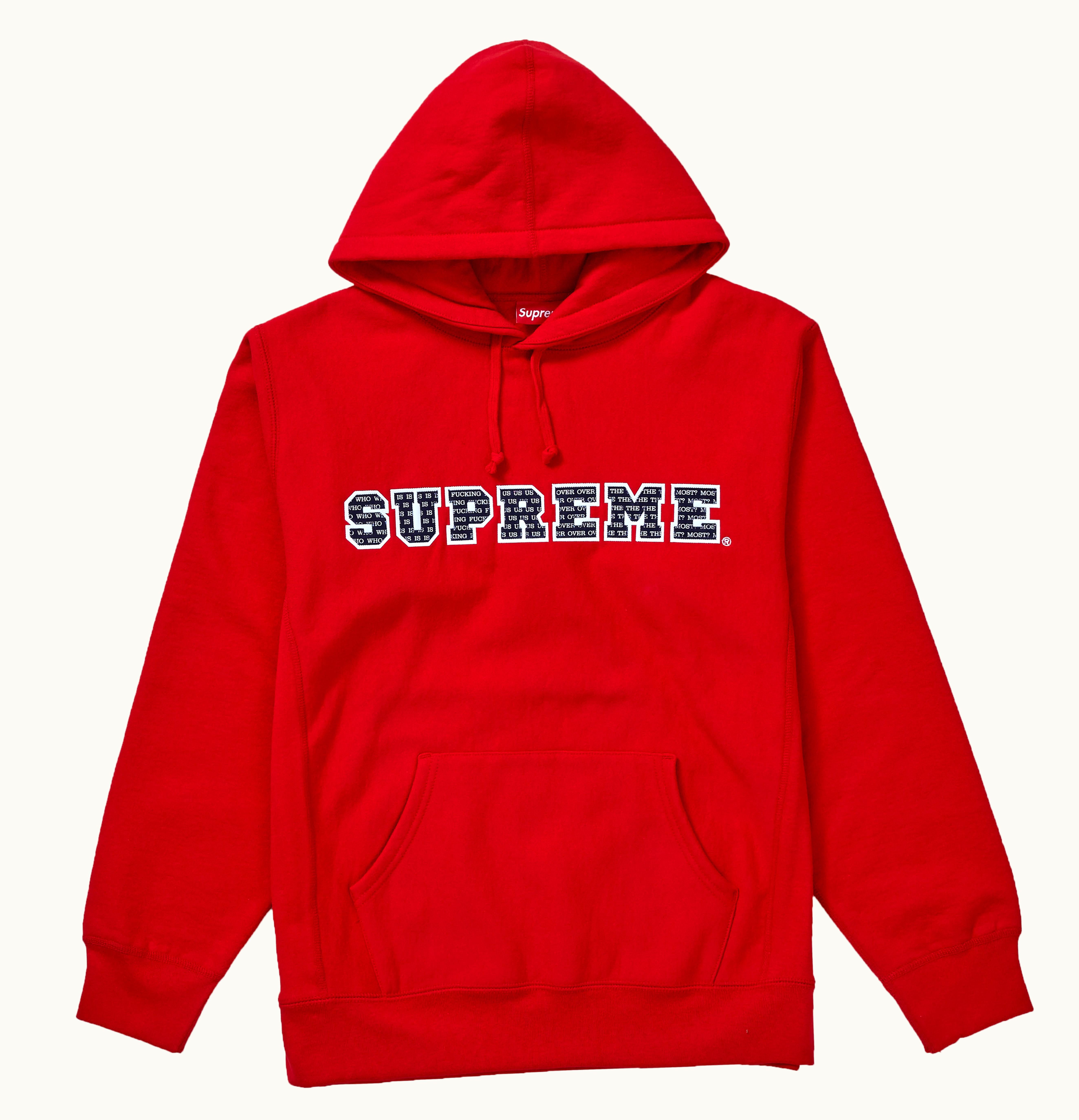 Supreme Supreme The Most Hooded Sweatshirt Red
