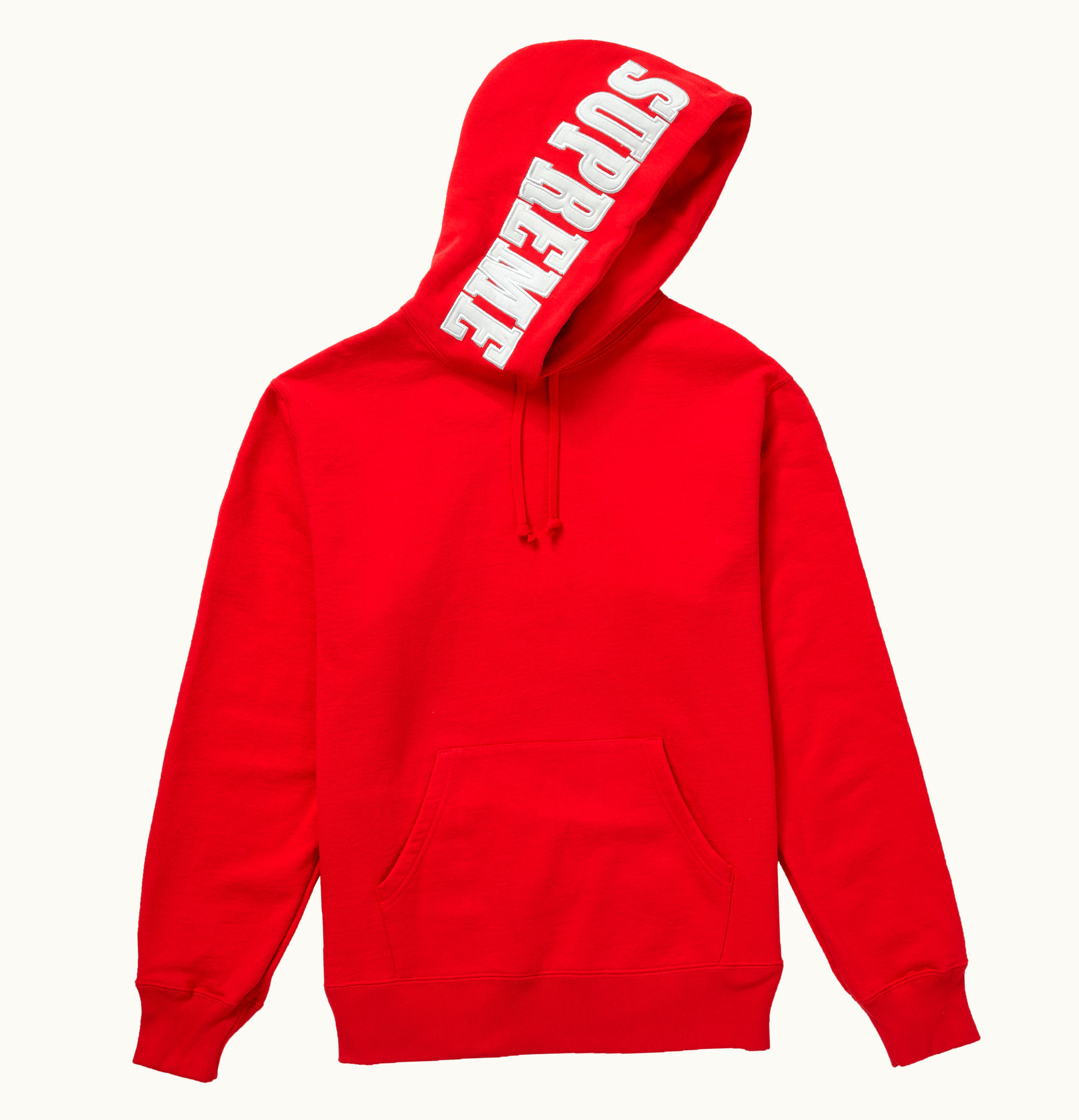 Supreme Supreme Mirrored Logo Hooded Sweatshirt Red