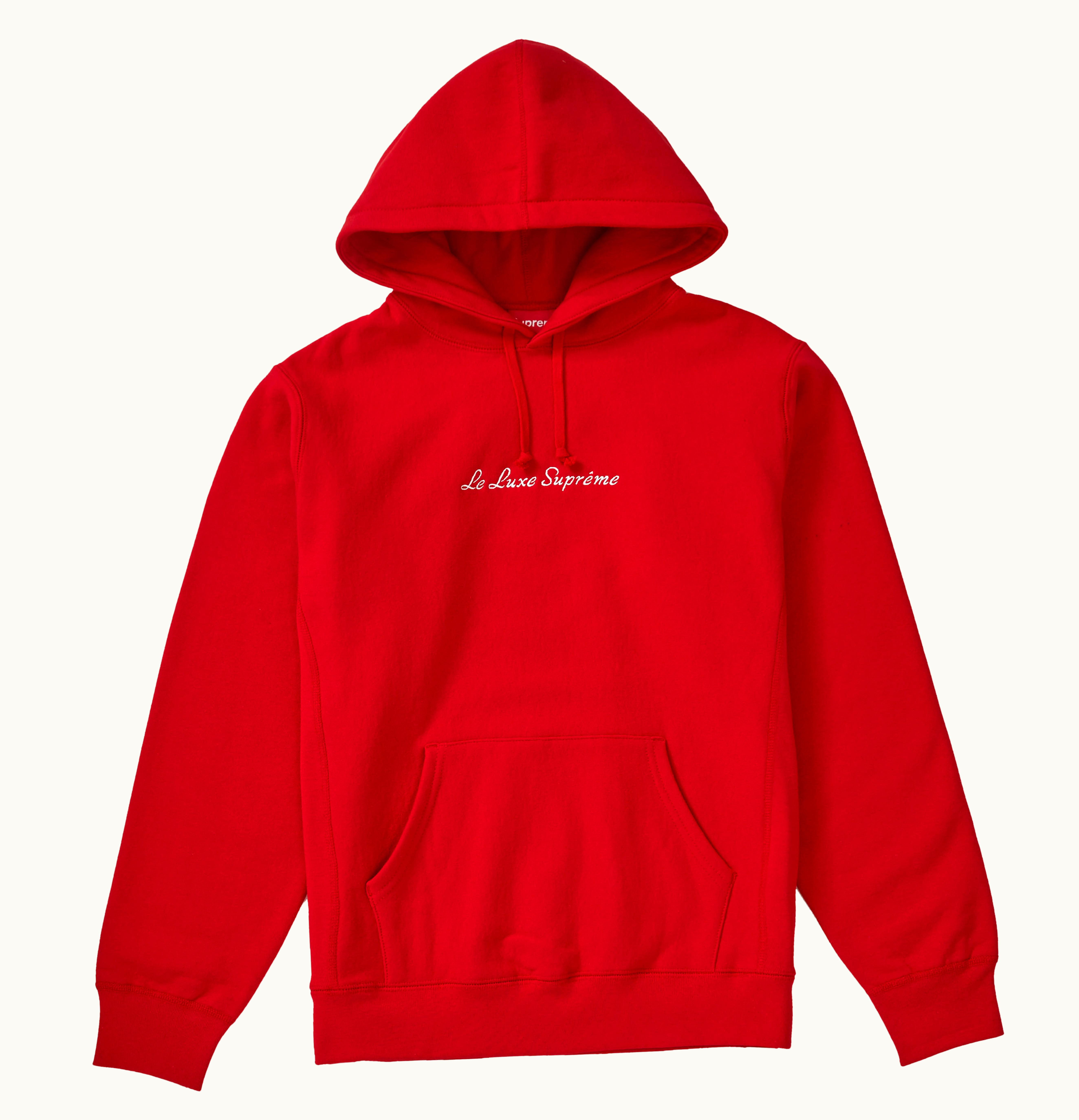 Supreme Supreme Le Luxe Hooded Sweatshirt Red