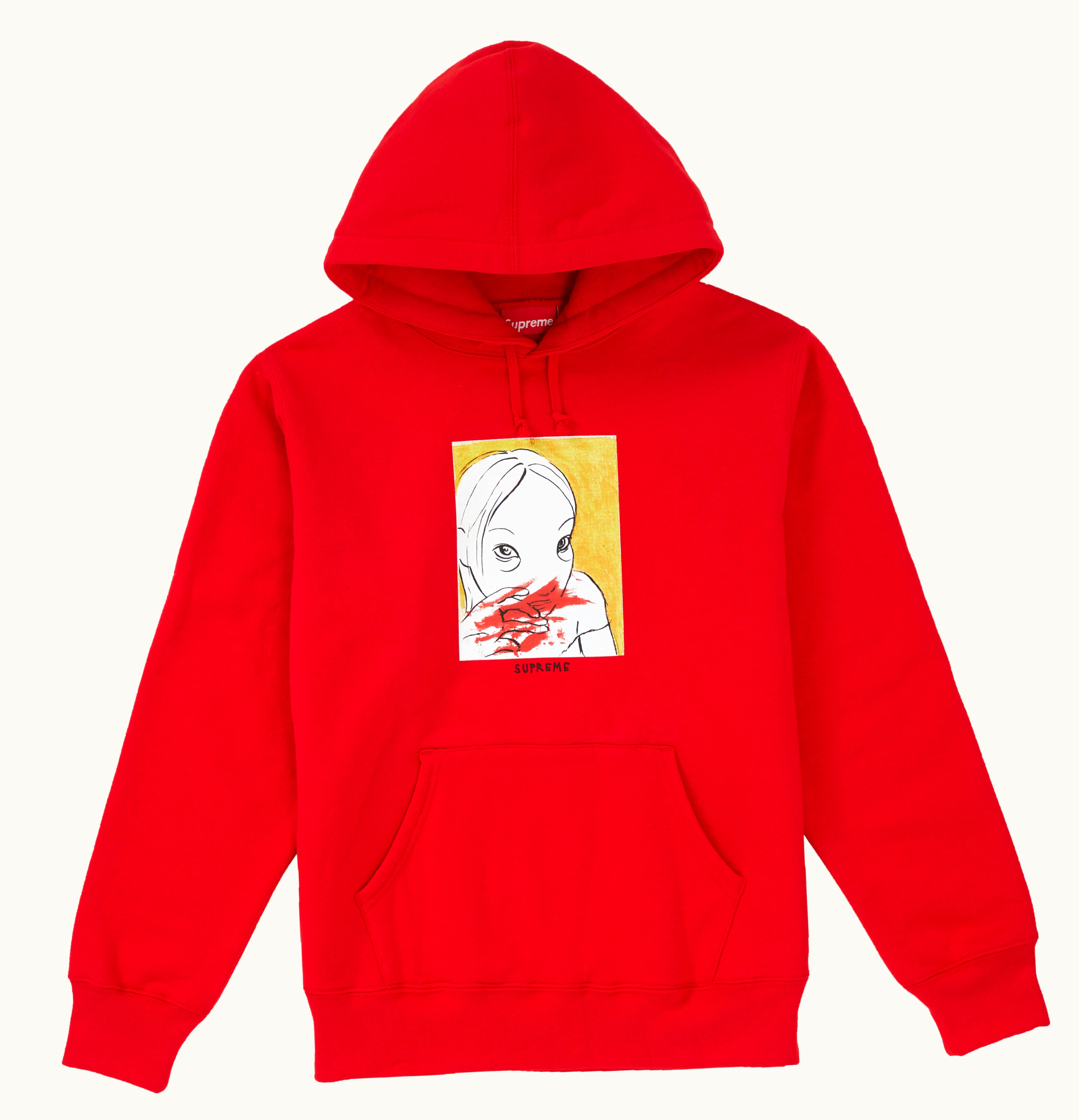 Supreme Supreme Nose Bleed Hooded Sweatshirt Red
