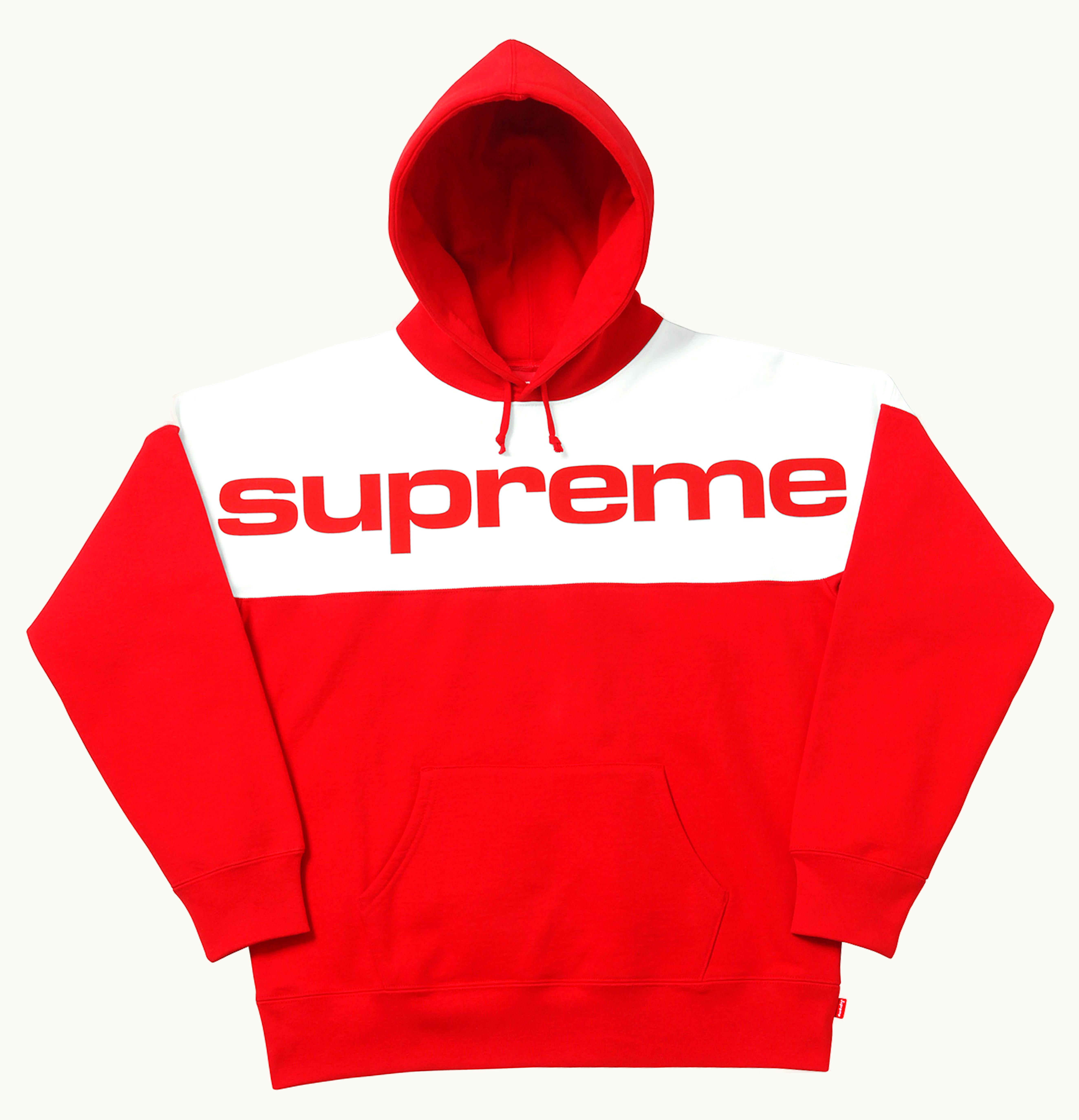Supreme Supreme Blocked Hoodie Red