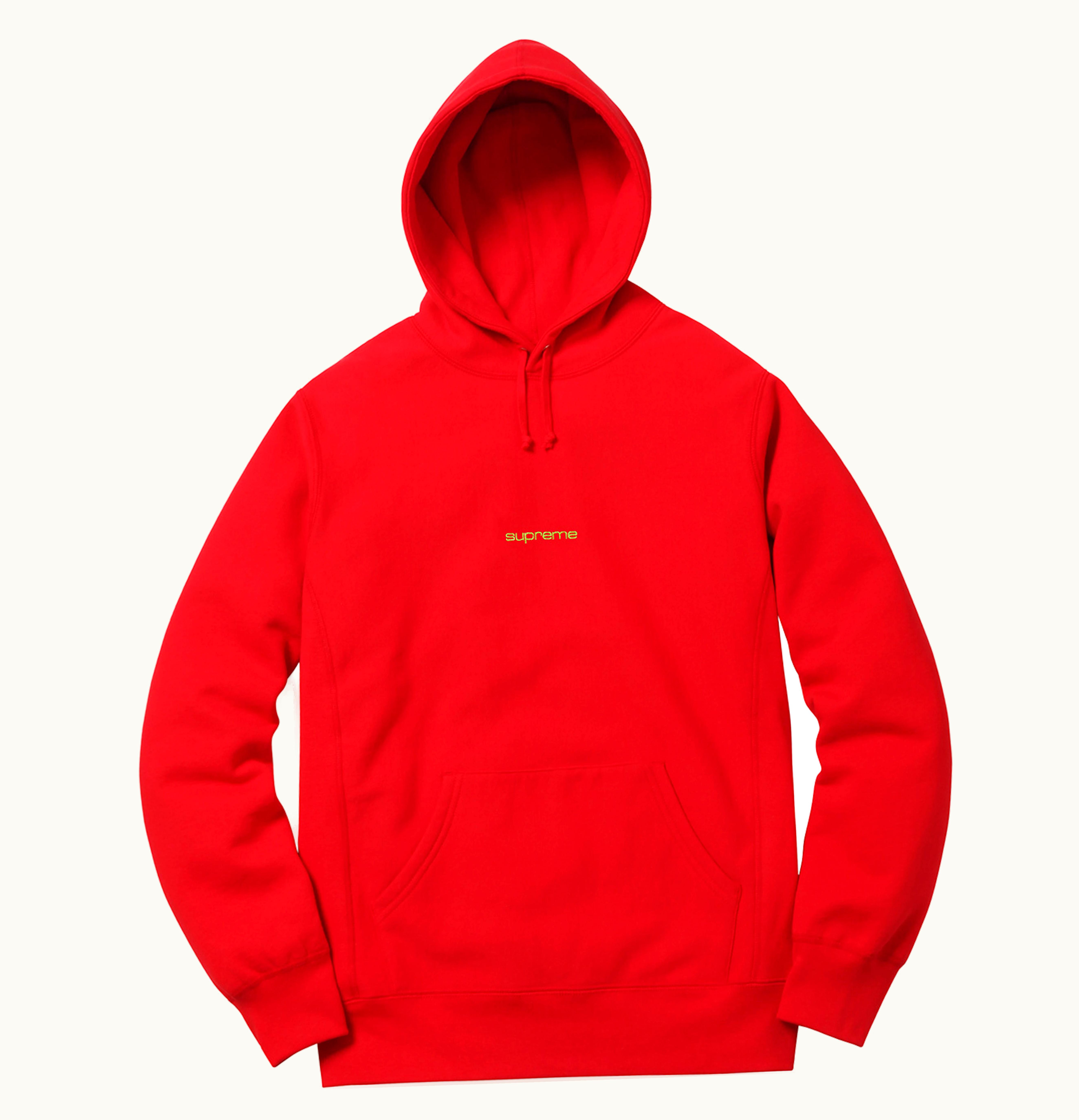 Supreme Supreme Compact Logo Hoodie Red