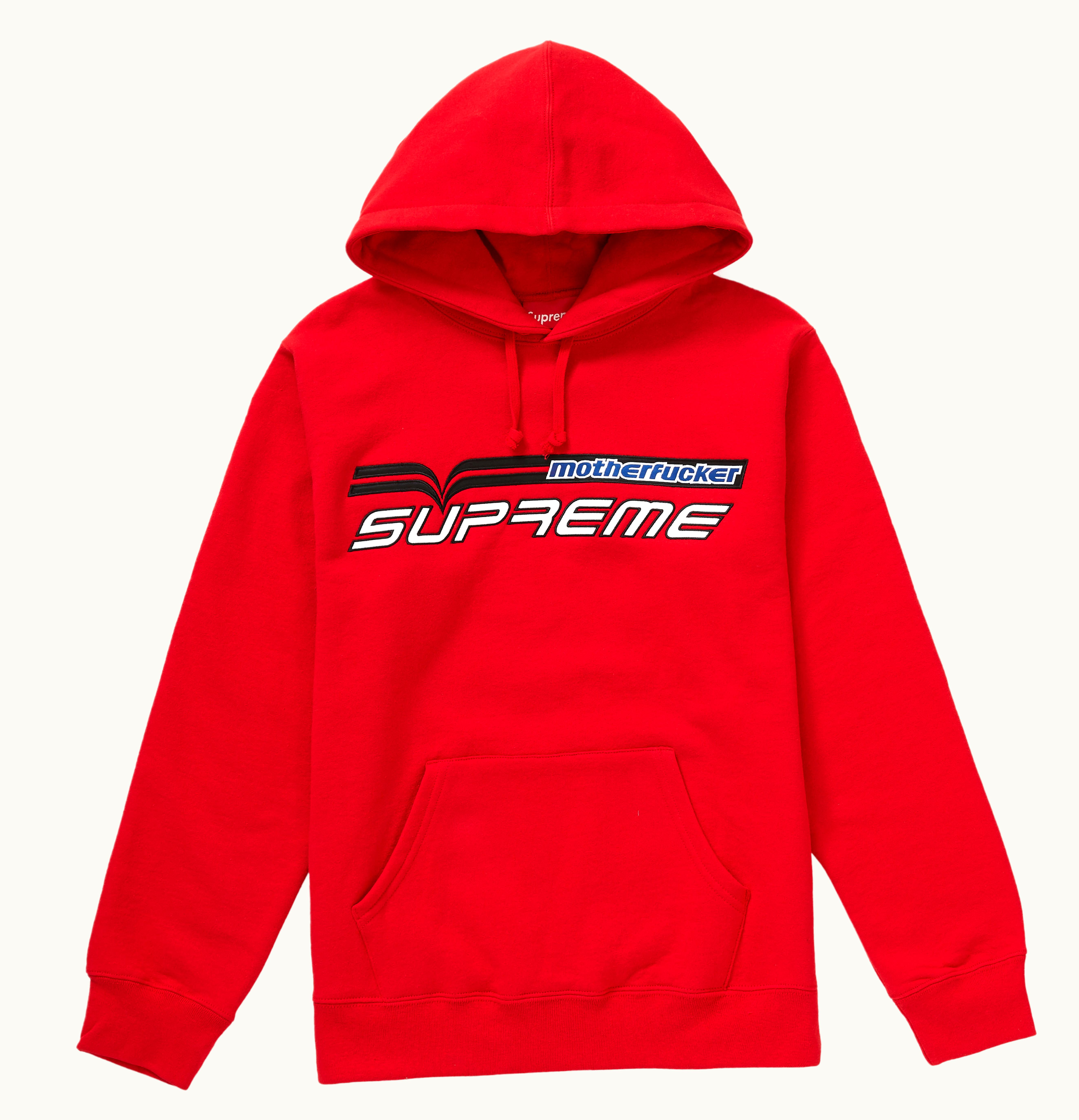 Supreme Supreme Motherfucker Hooded Sweatshirt Red