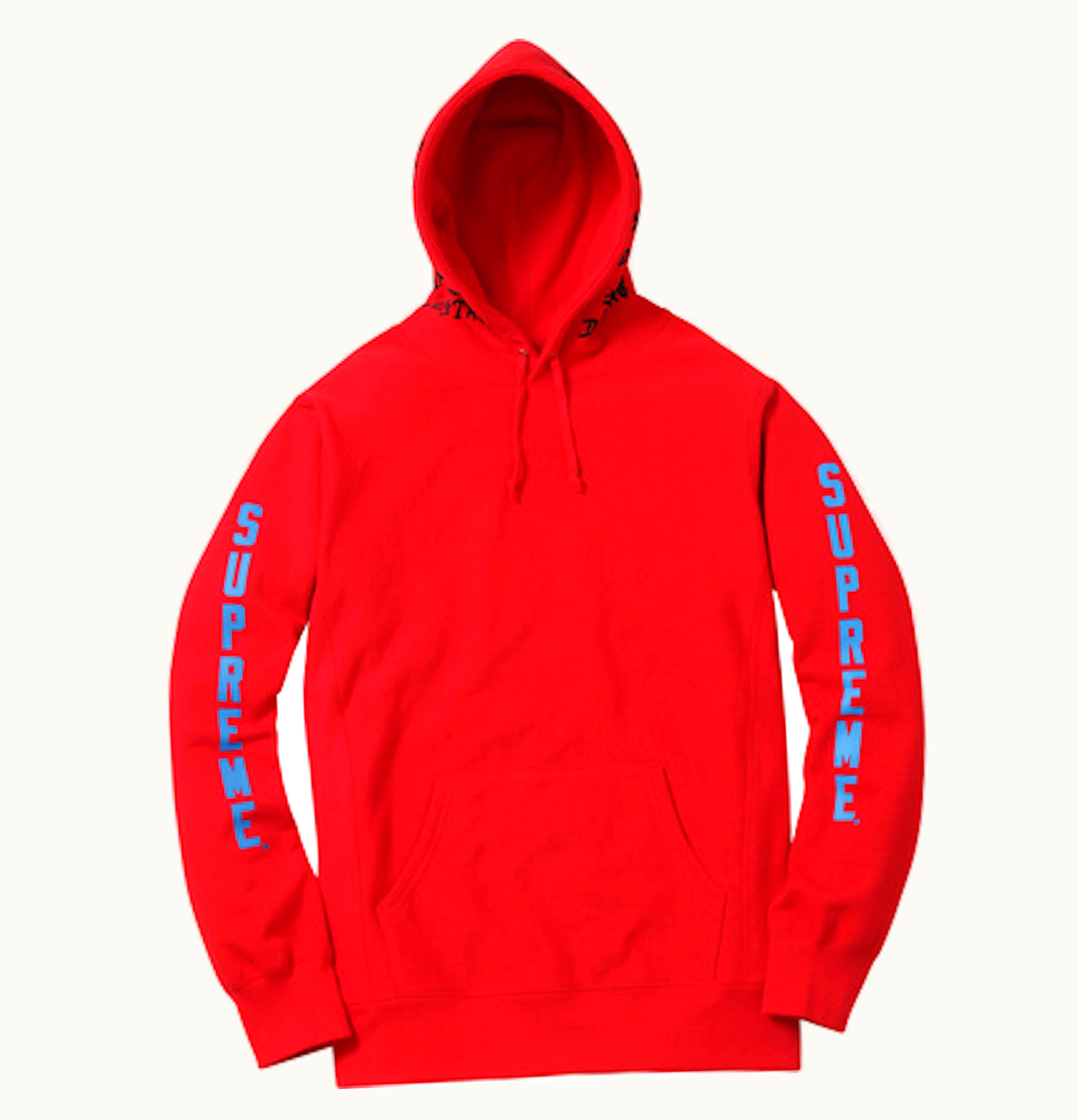 Supreme Supreme Thrasher Boyfriend Hooded Sweatshirt Red