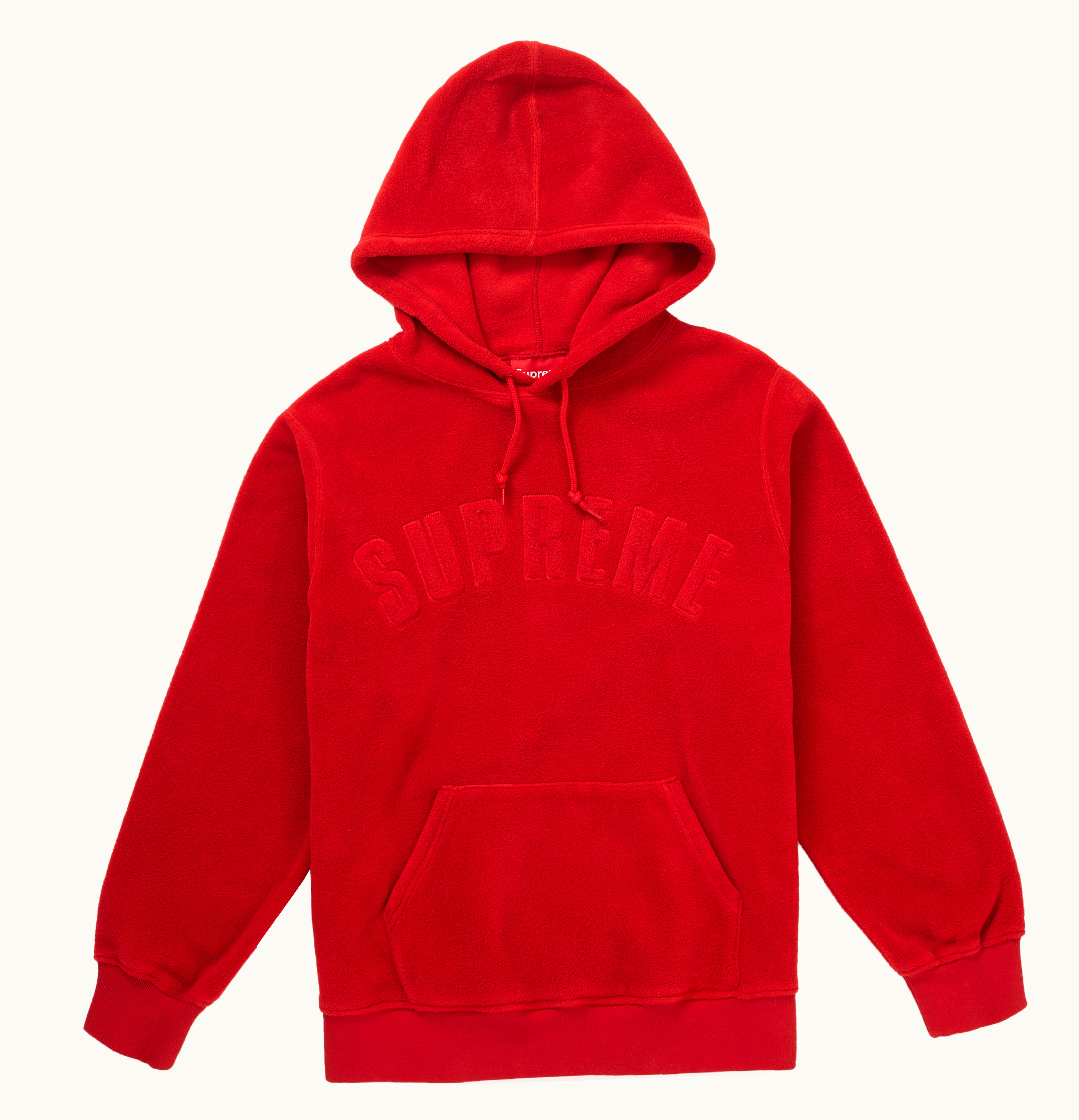 Supreme Supreme Polartec Hooded Sweatshirt FW18 Red