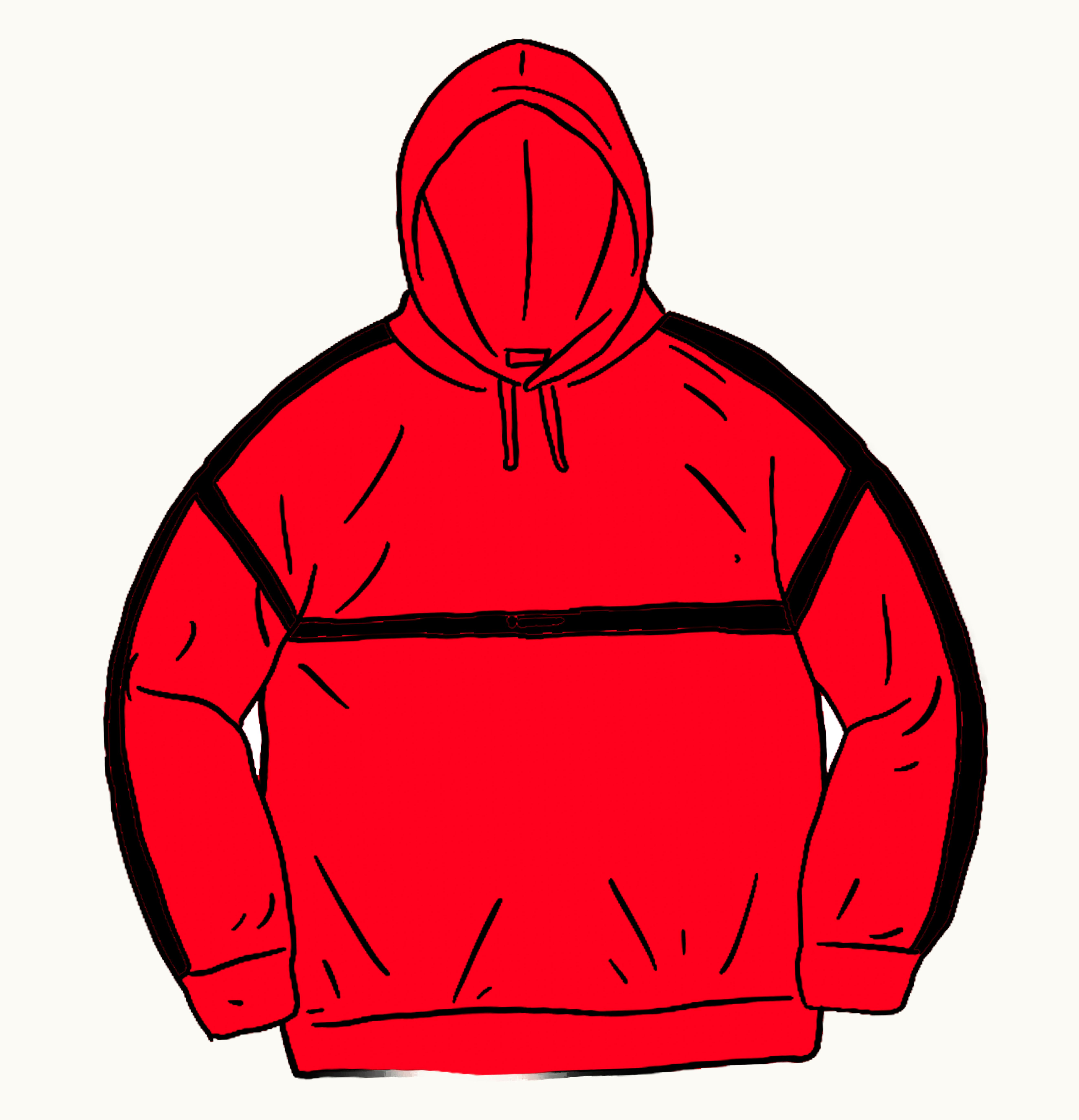 Supreme Supreme Warm Up Hooded Sweatshirt Red