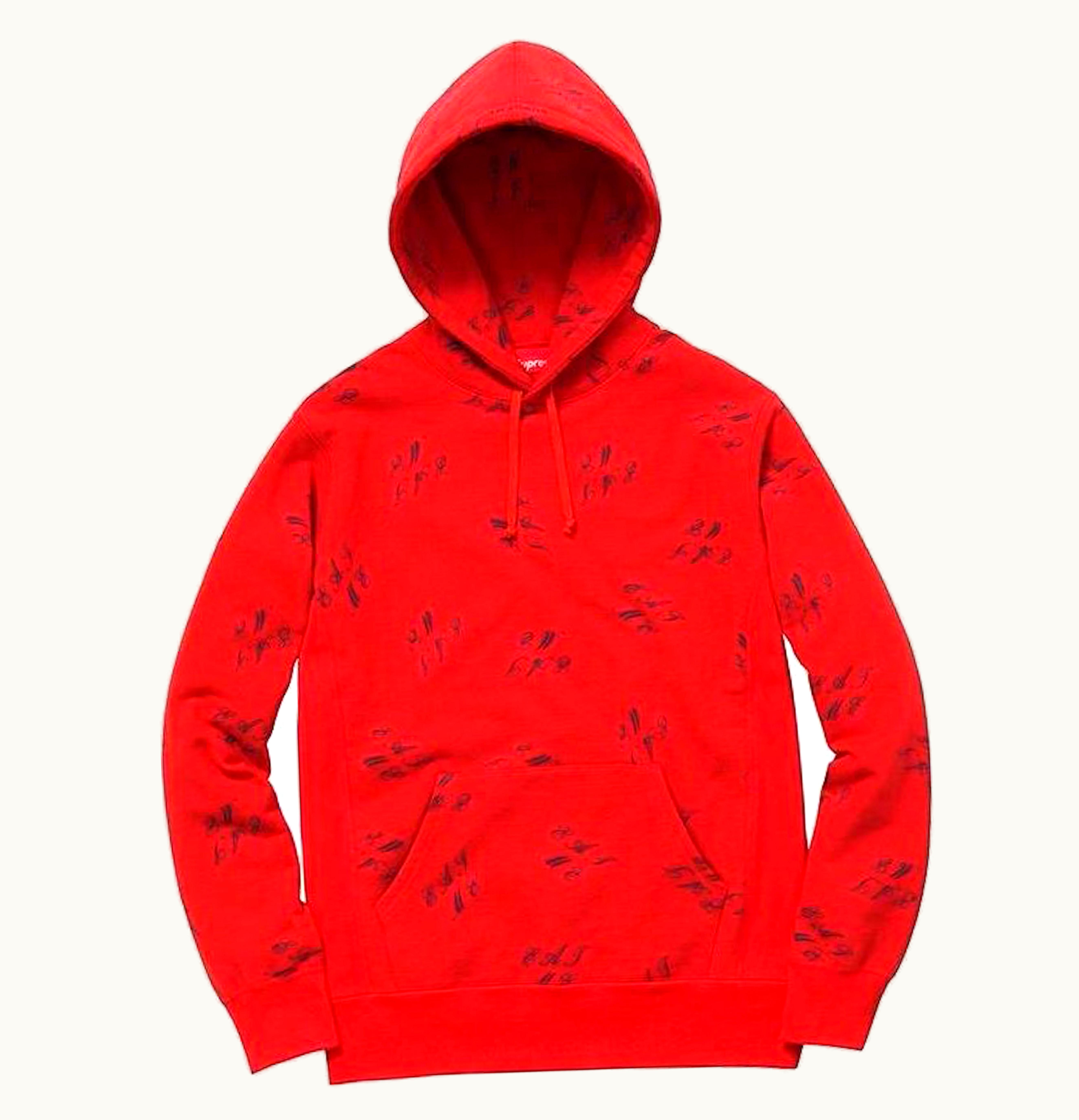 Supreme Supreme Eat Me Hooded Sweatshirt Red