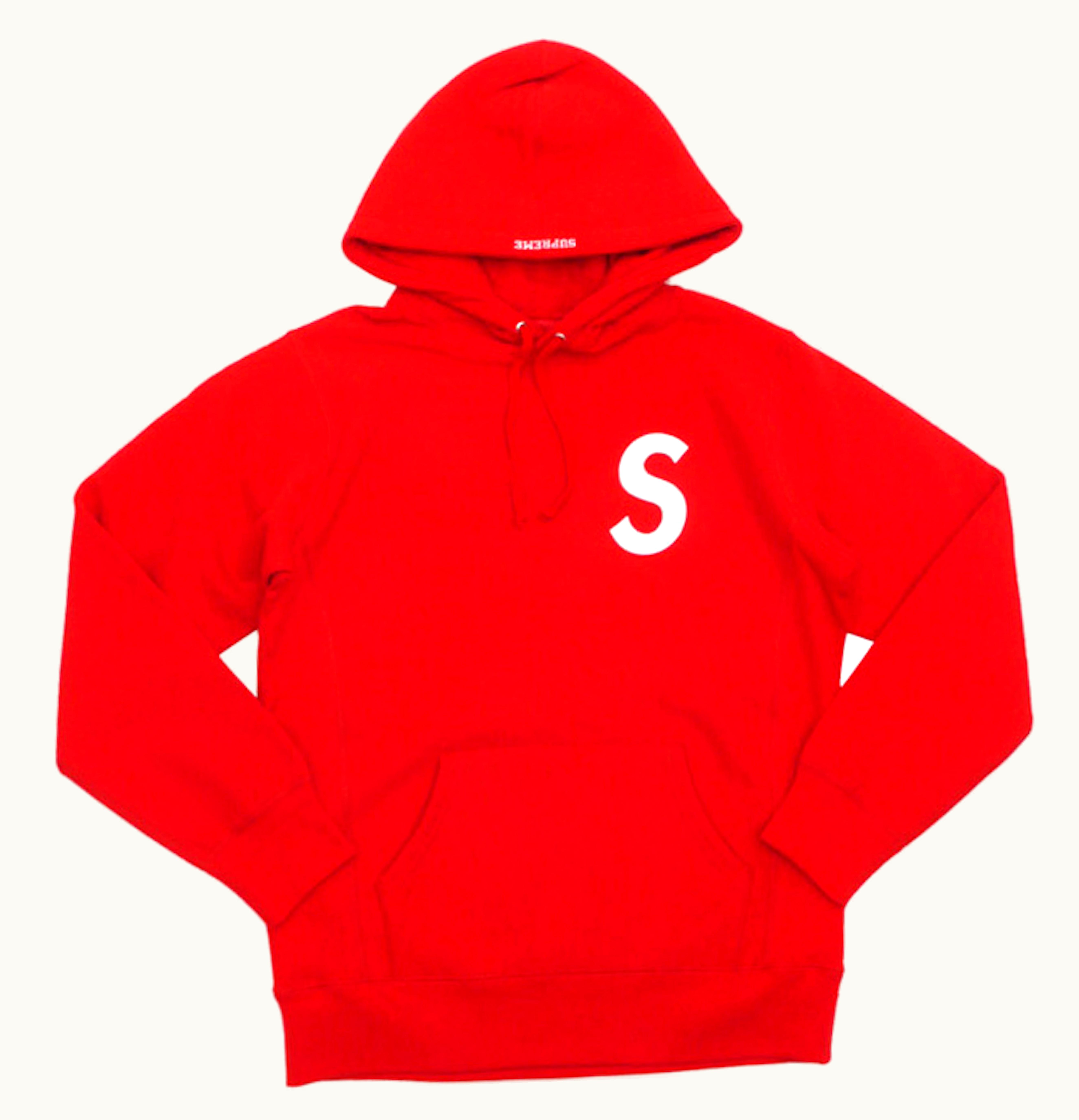 Supreme Supreme S Logo Hooded Sweatshirt Red