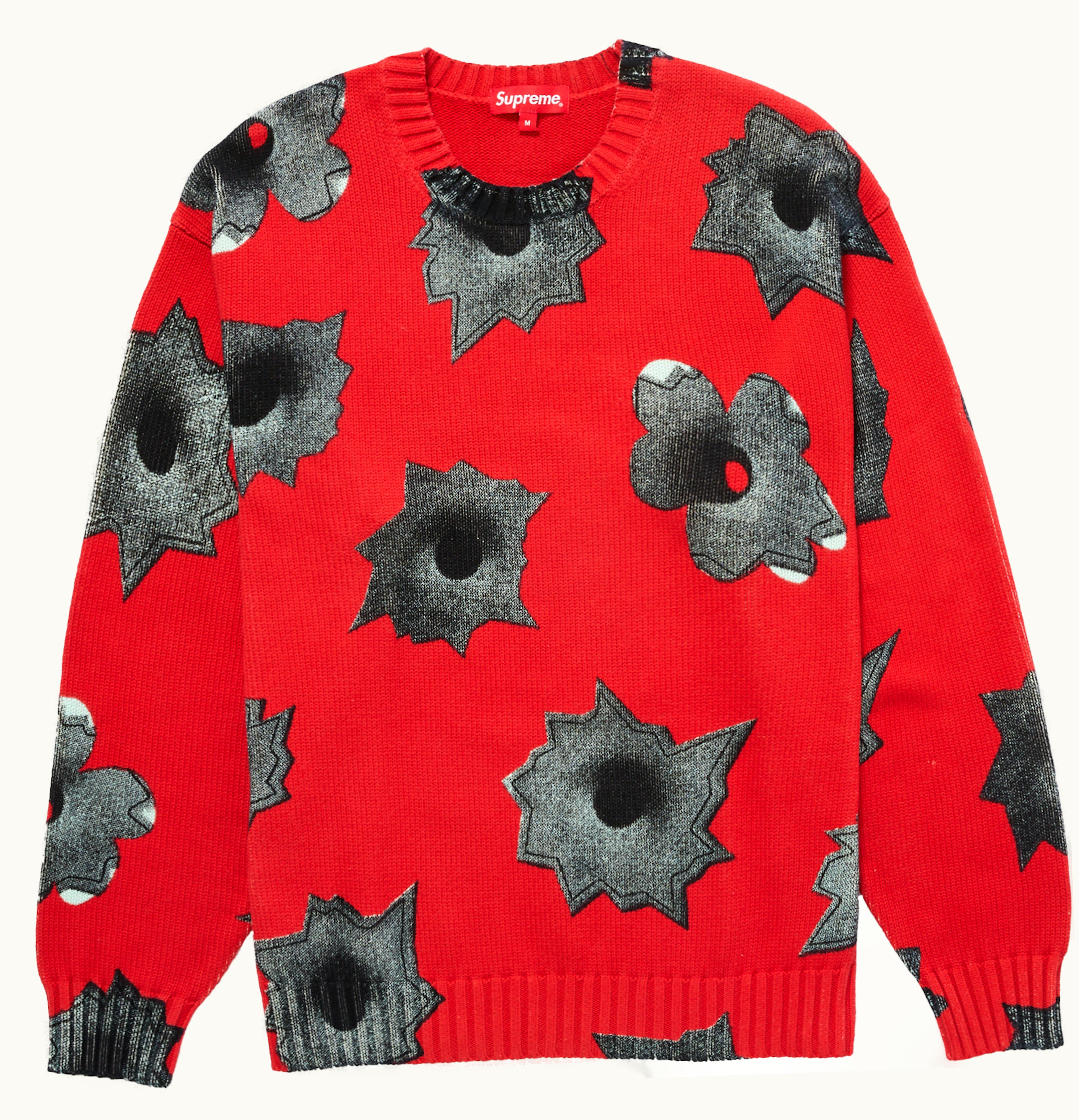 Supreme Supreme Nate Lowman Sweater Red