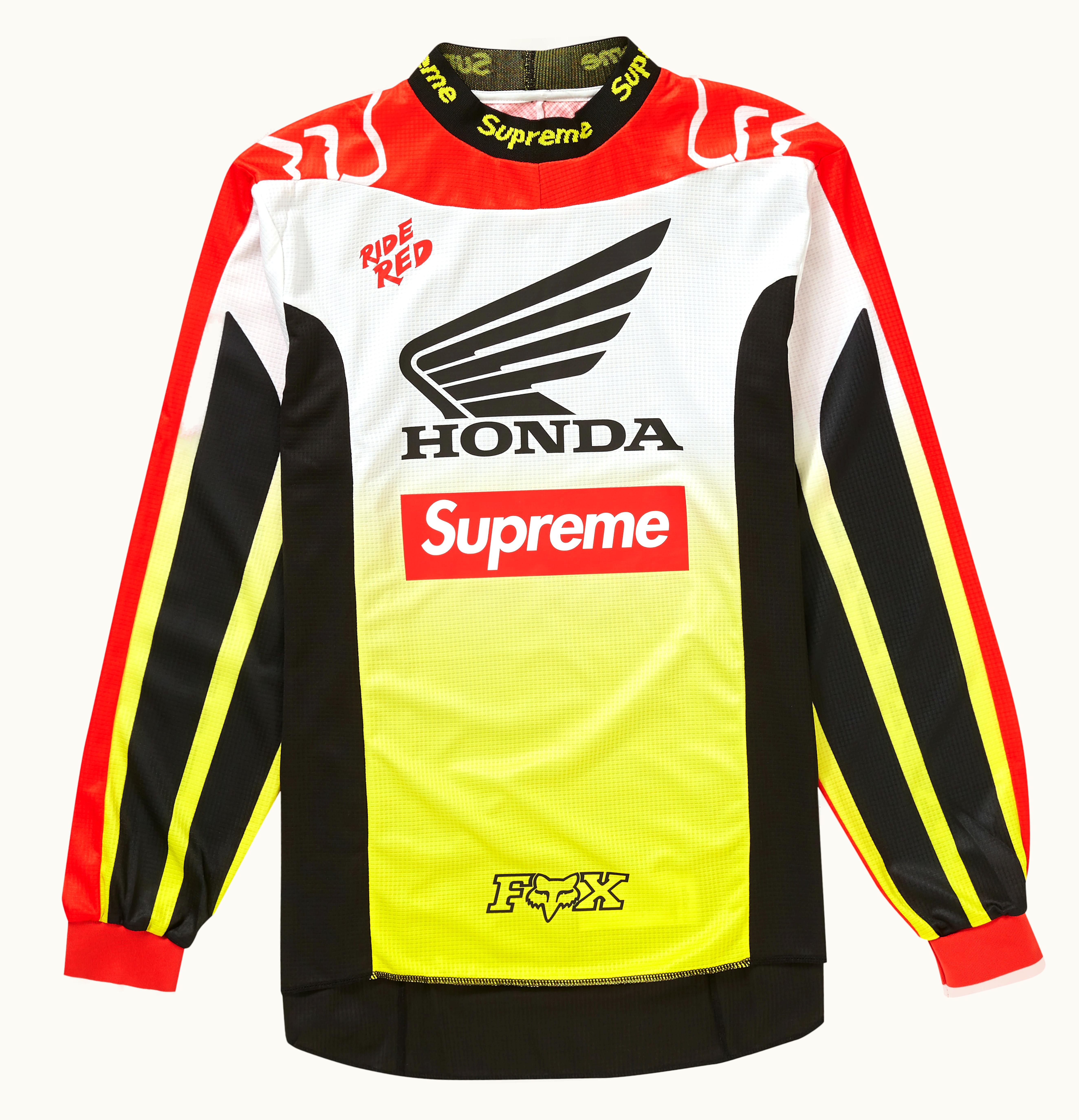 Supreme Supreme Honda Fox Racing Moto Jersey Top Red
