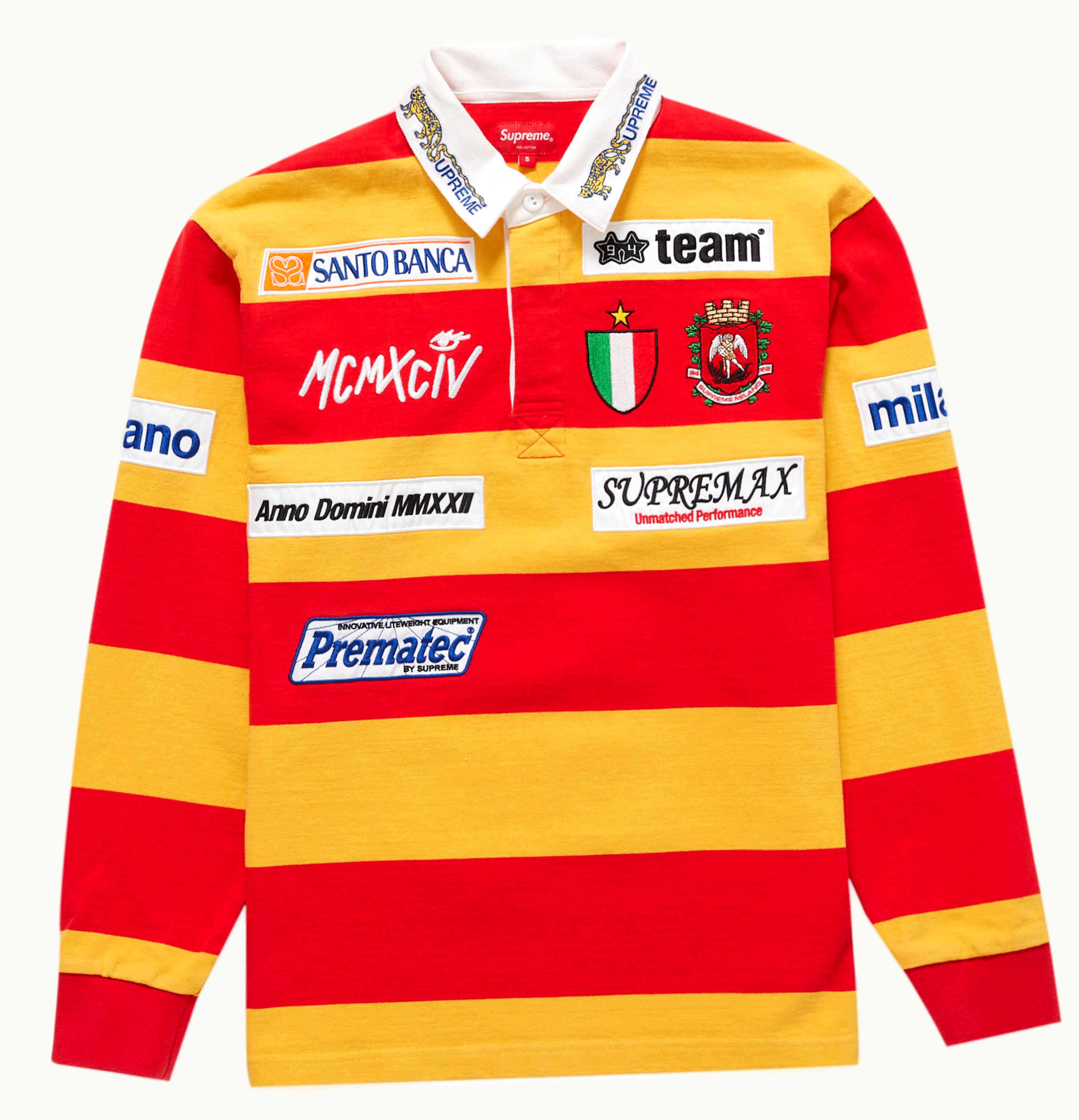 Supreme Supreme Stripe Rugby Red