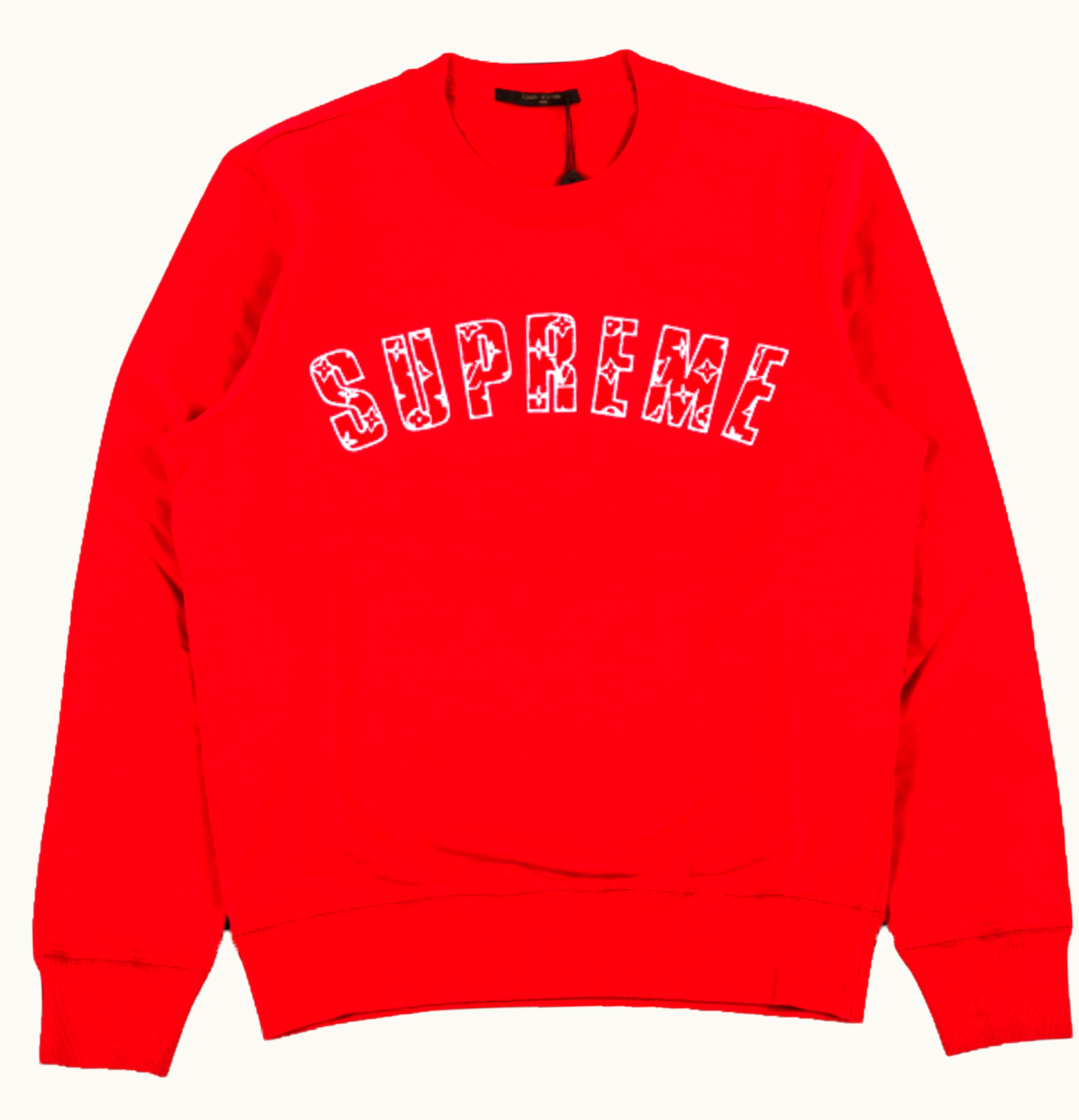 Supreme Supreme x Louis Vuitton Arc Logo Crewneck Red