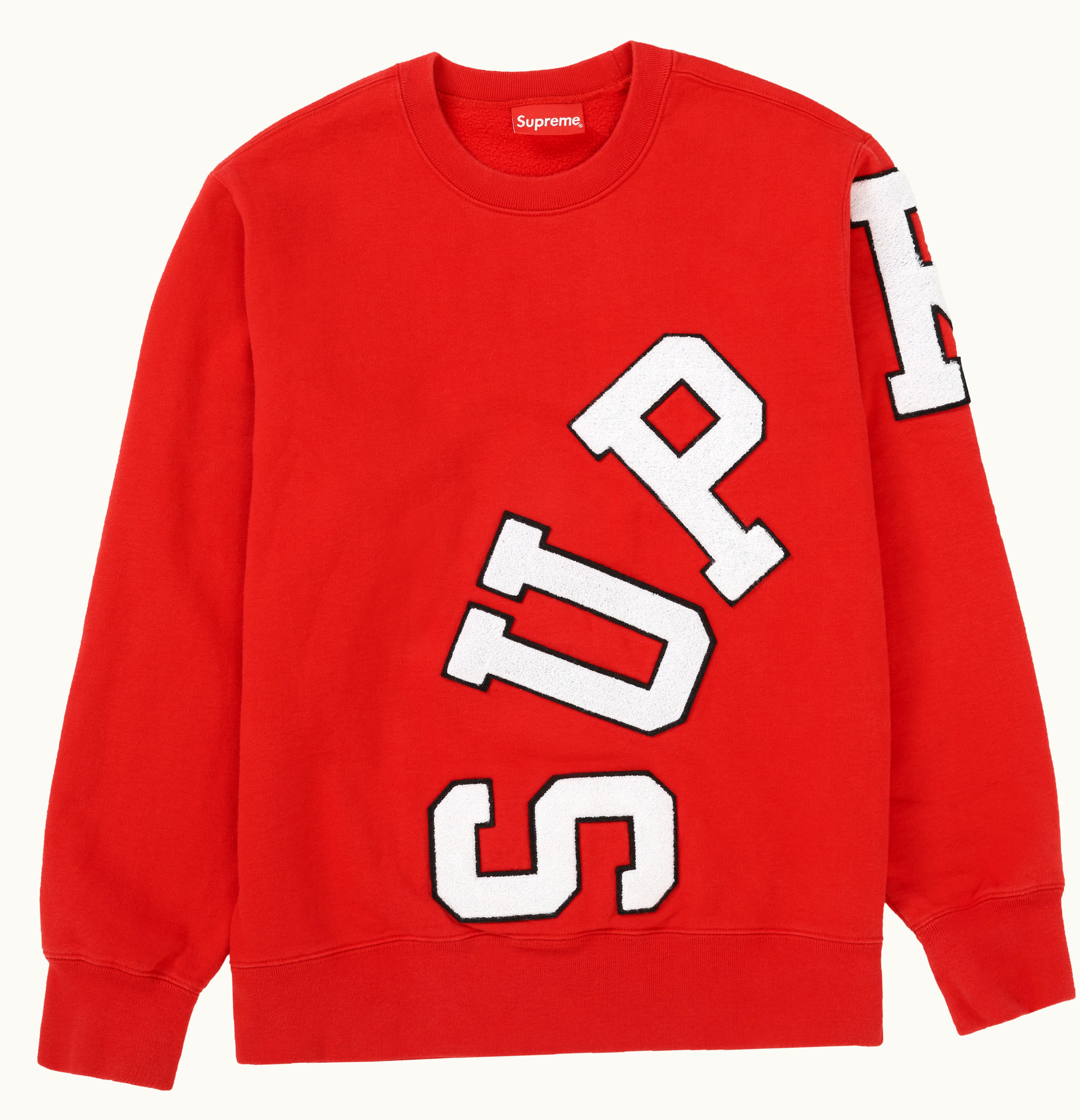 Supreme Supreme Big Arc Crewneck Red
