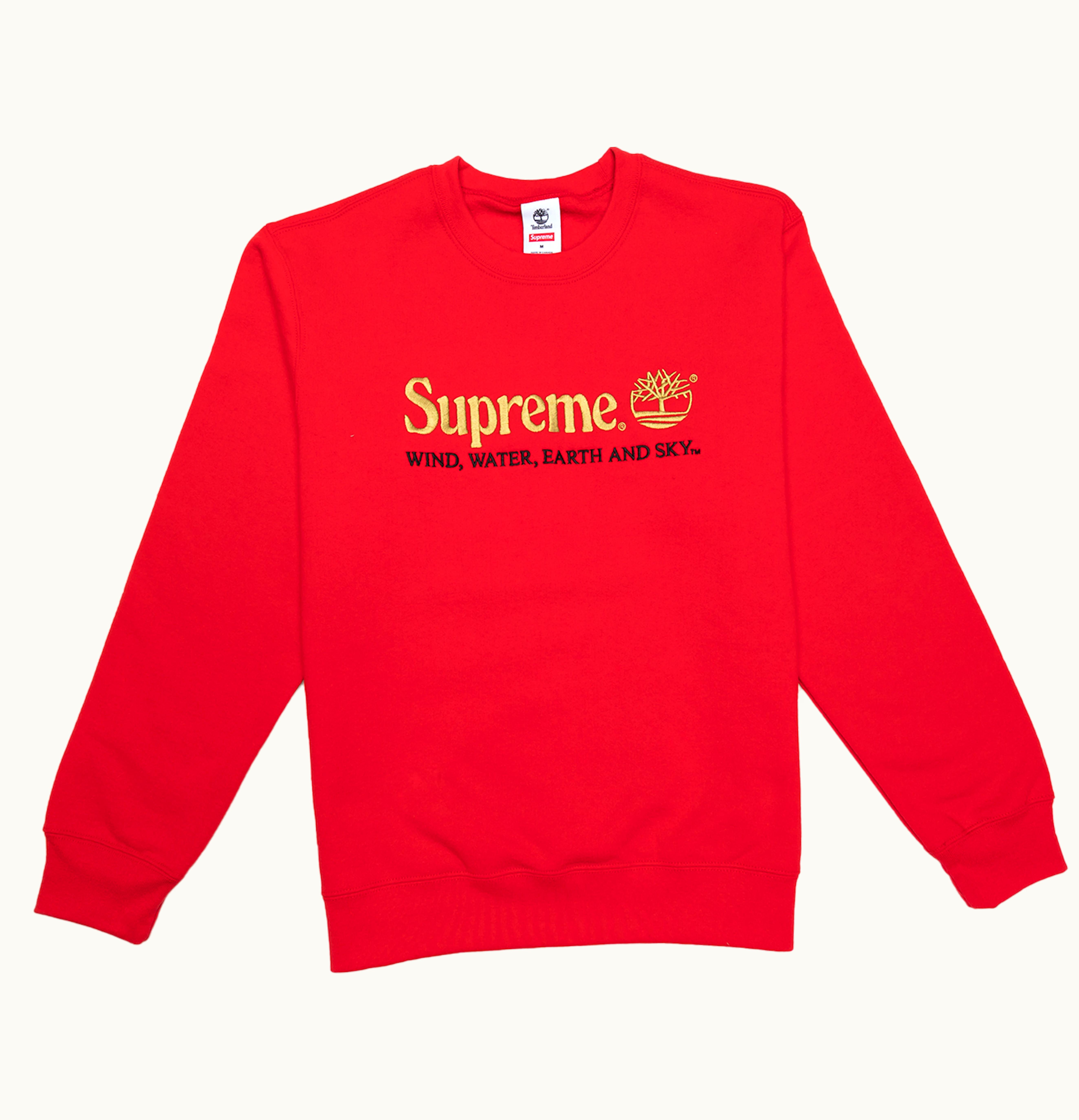 Supreme Supreme Timberland Crewneck Red