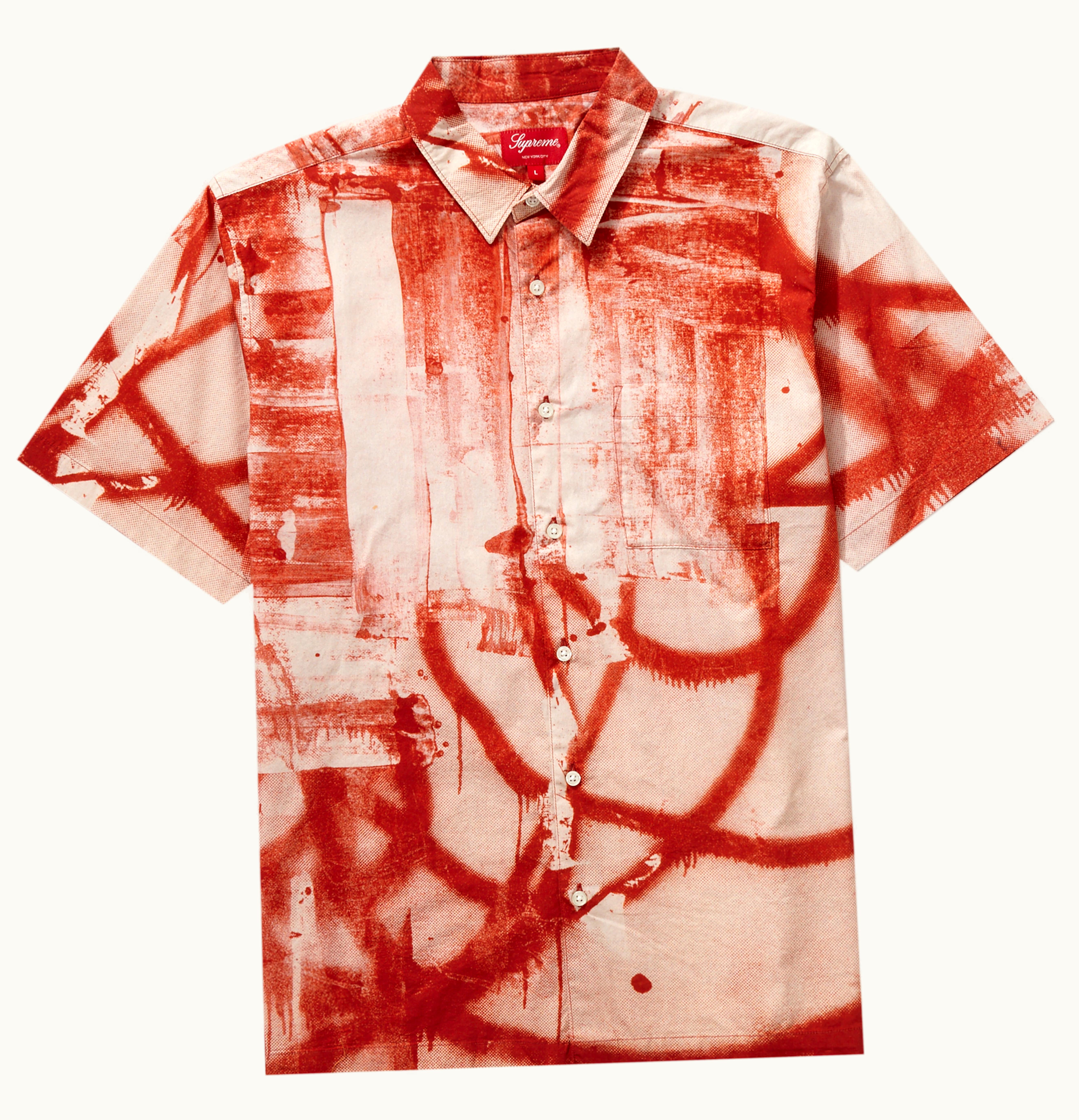 Supreme Supreme Christopher Wool S S Shirt Red
