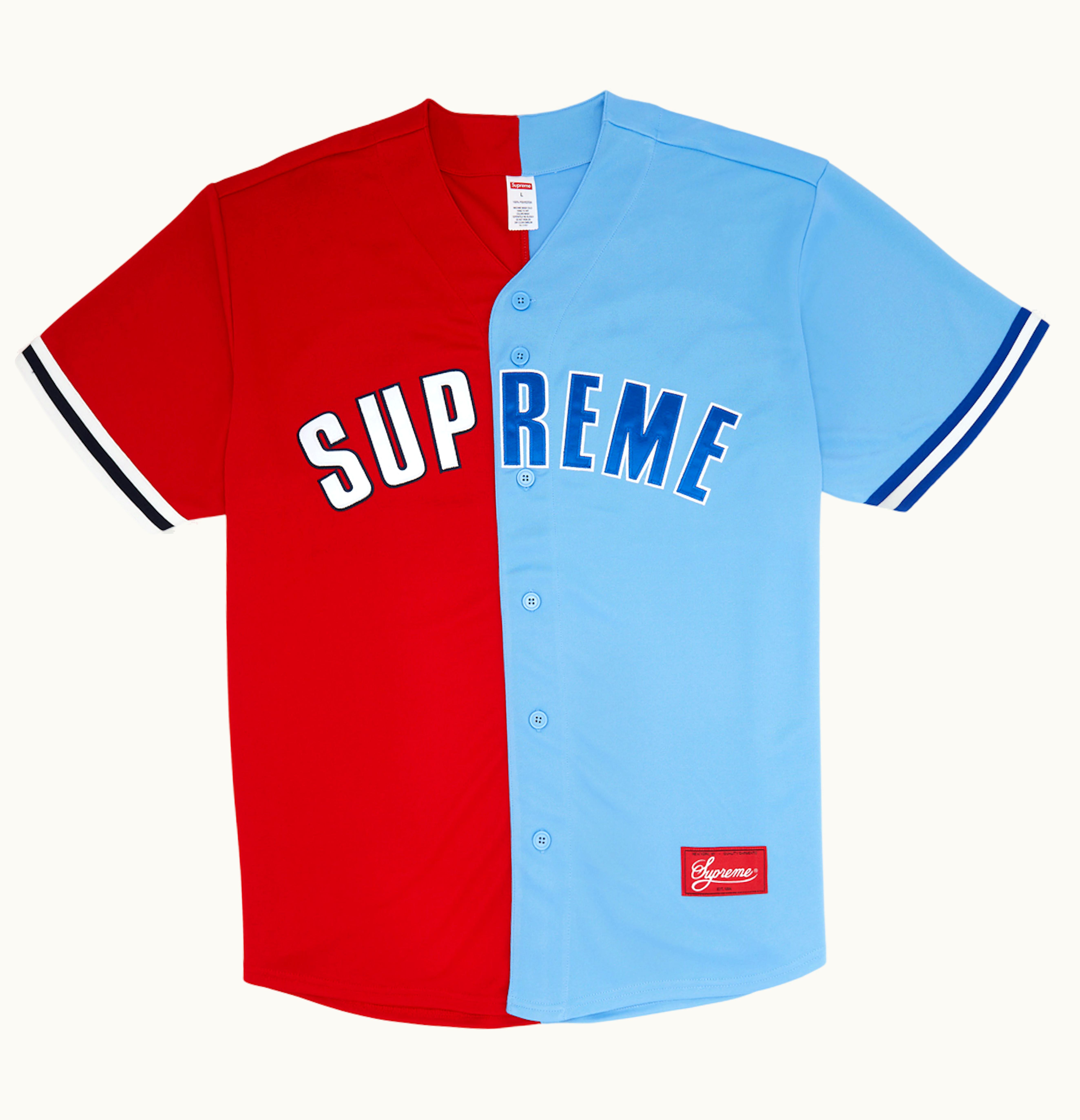 Supreme Supreme Dont Hate Baseball Jersey Red