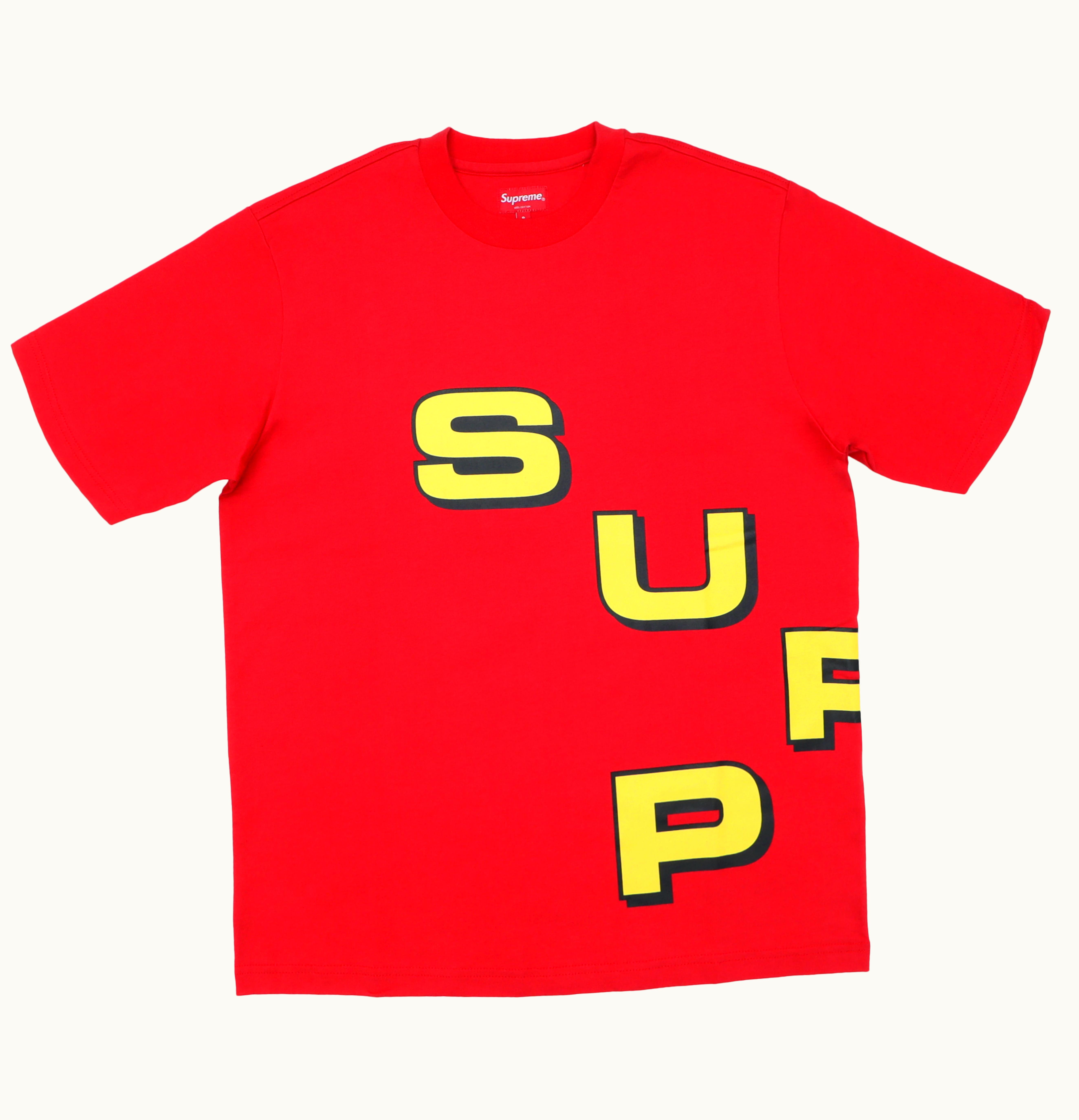 Supreme Supreme Stagger Tee Red