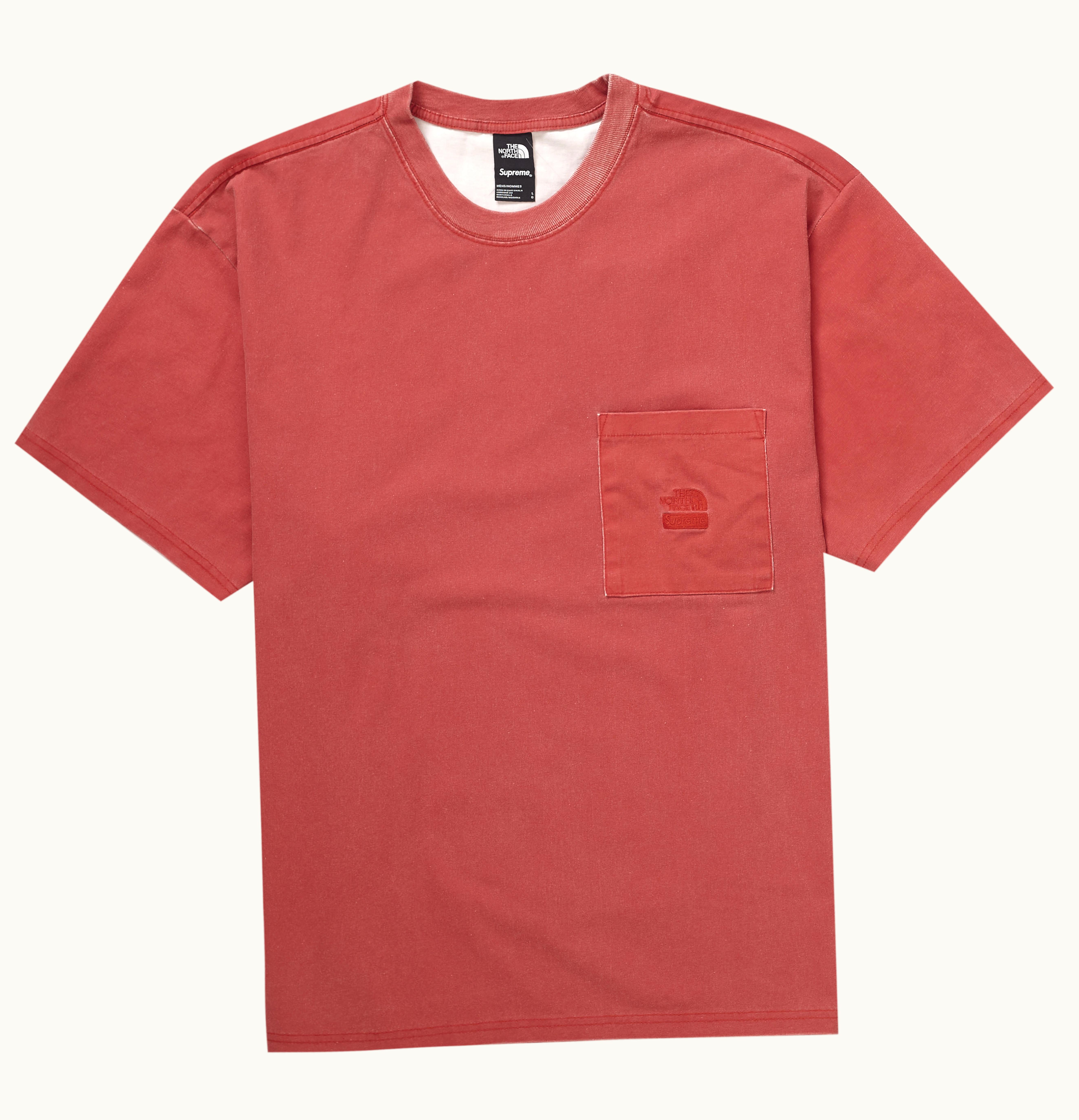 Supreme Supreme The North Face Pigment Printed Pocket Tee Red