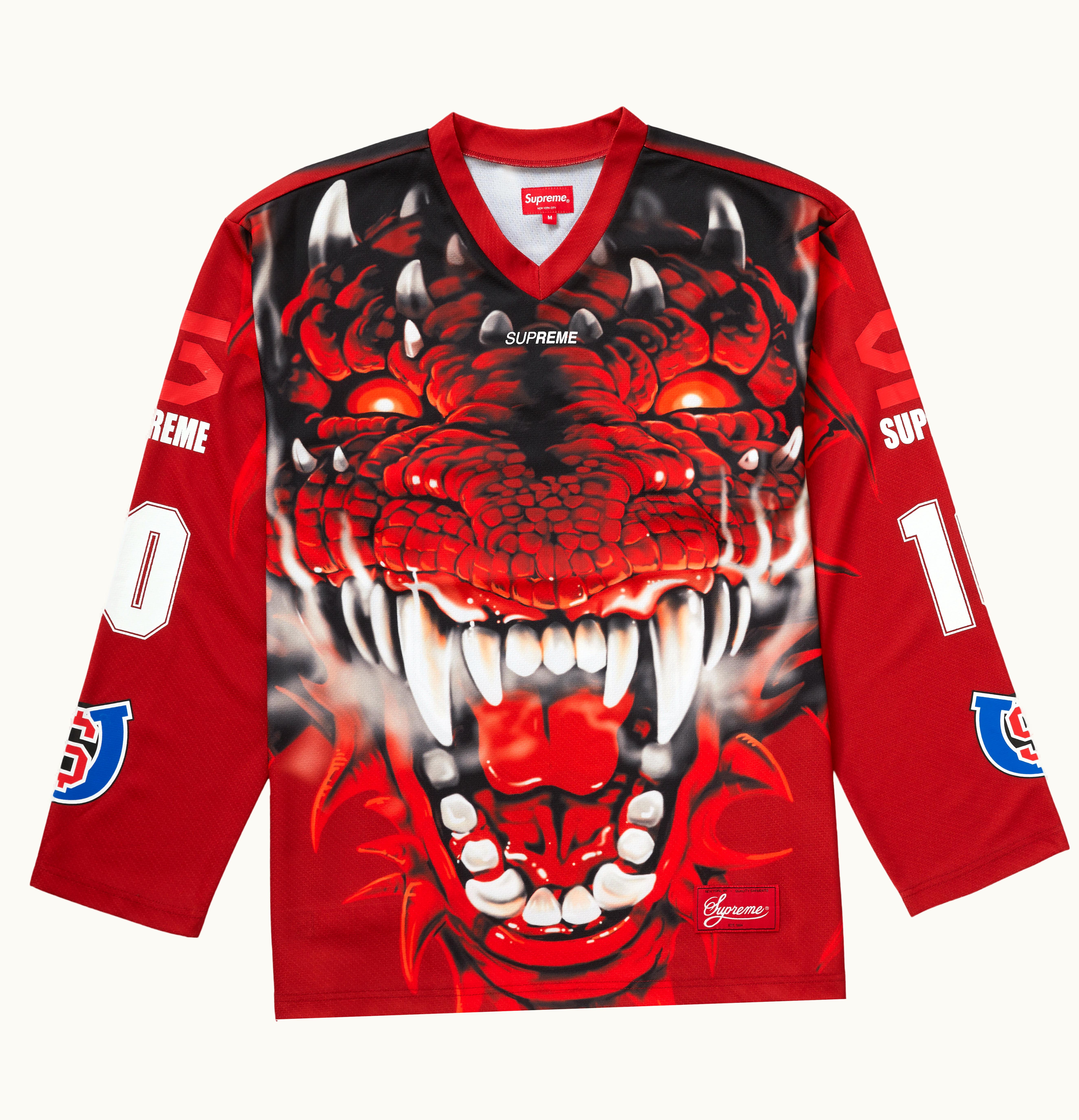 Supreme Supreme Dragon Hockey Jersey Red