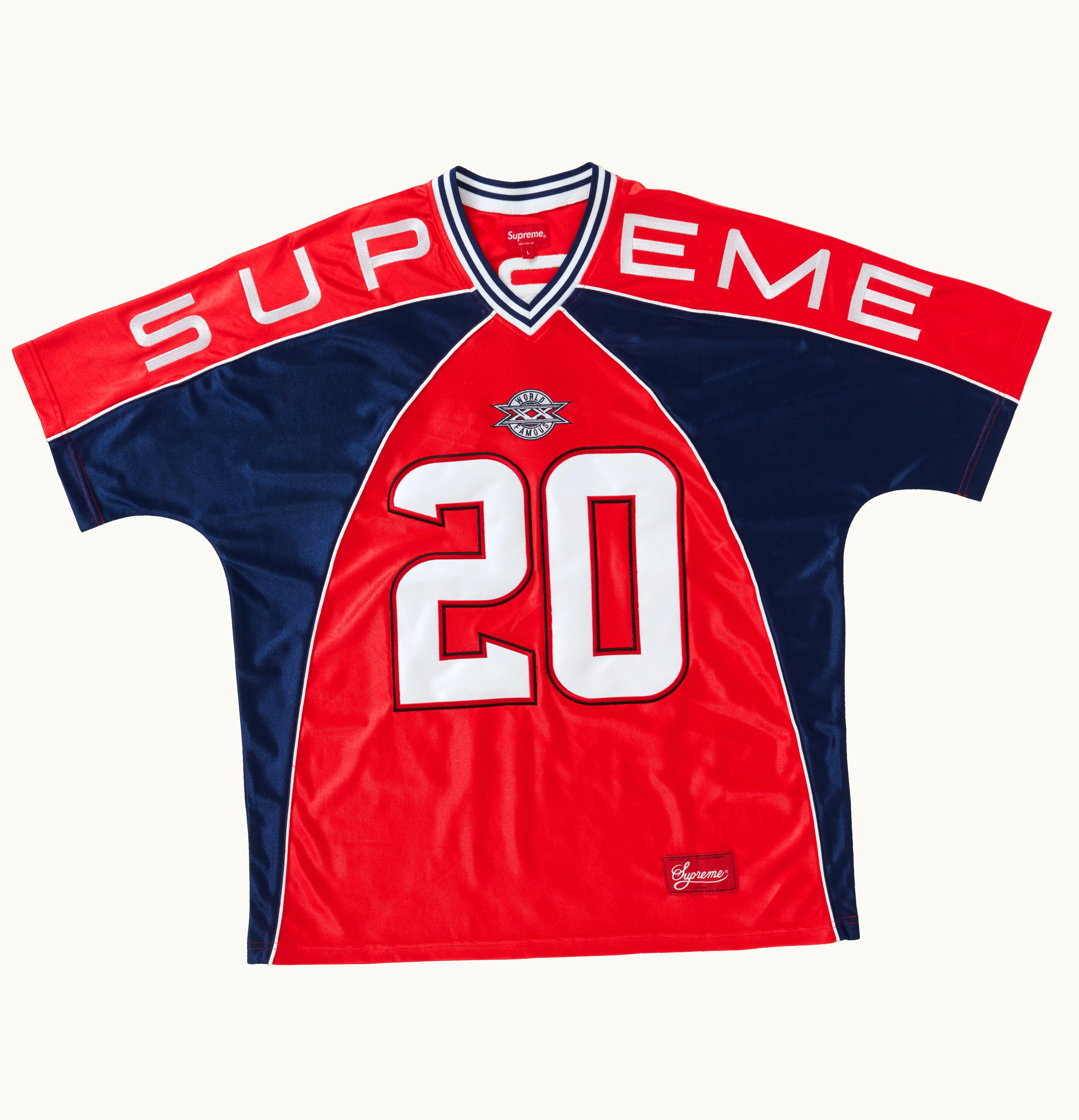 Supreme Supreme Paneled Jersey Red