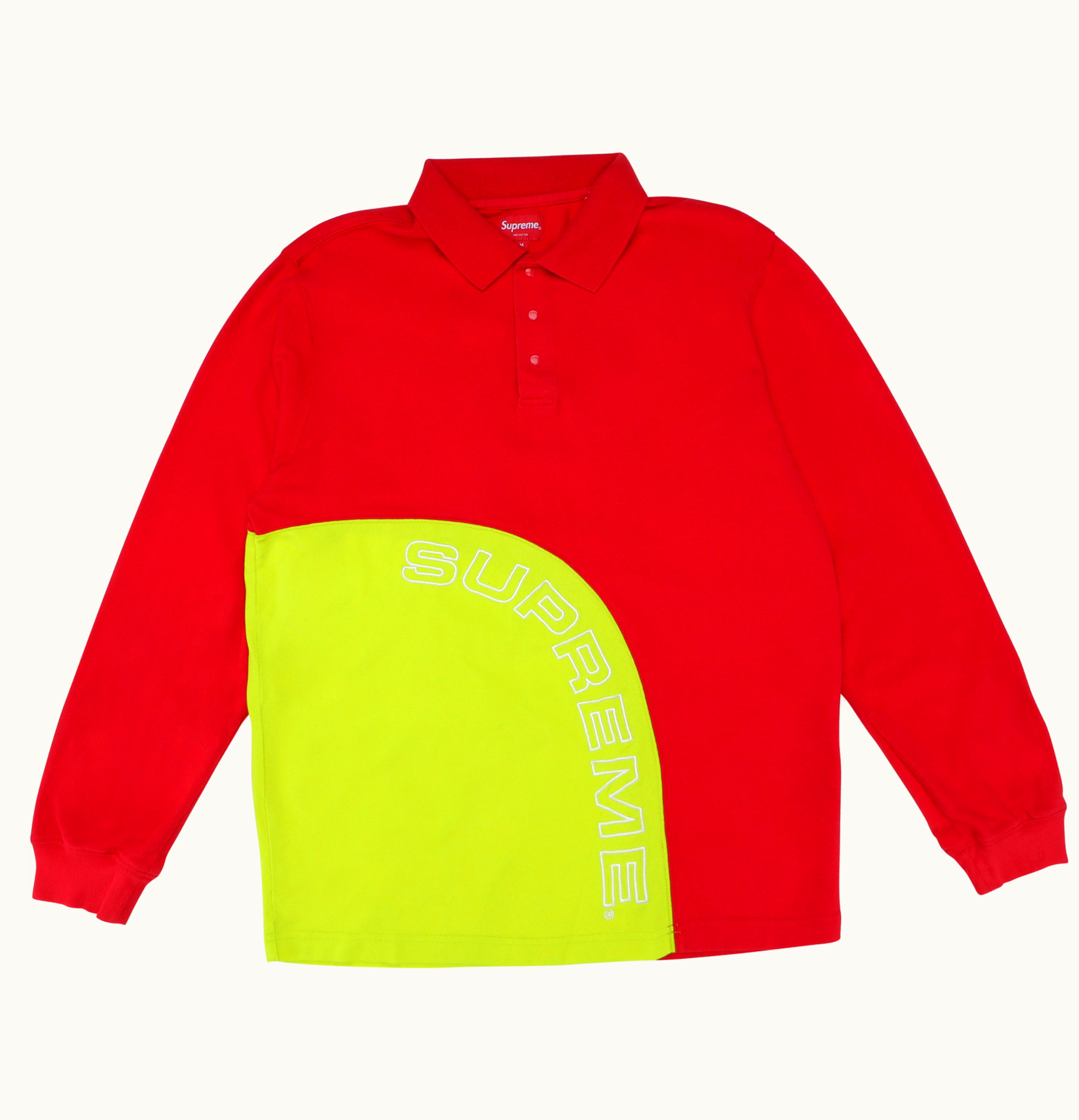 Supreme Supreme Corner Arc LS Polo Red