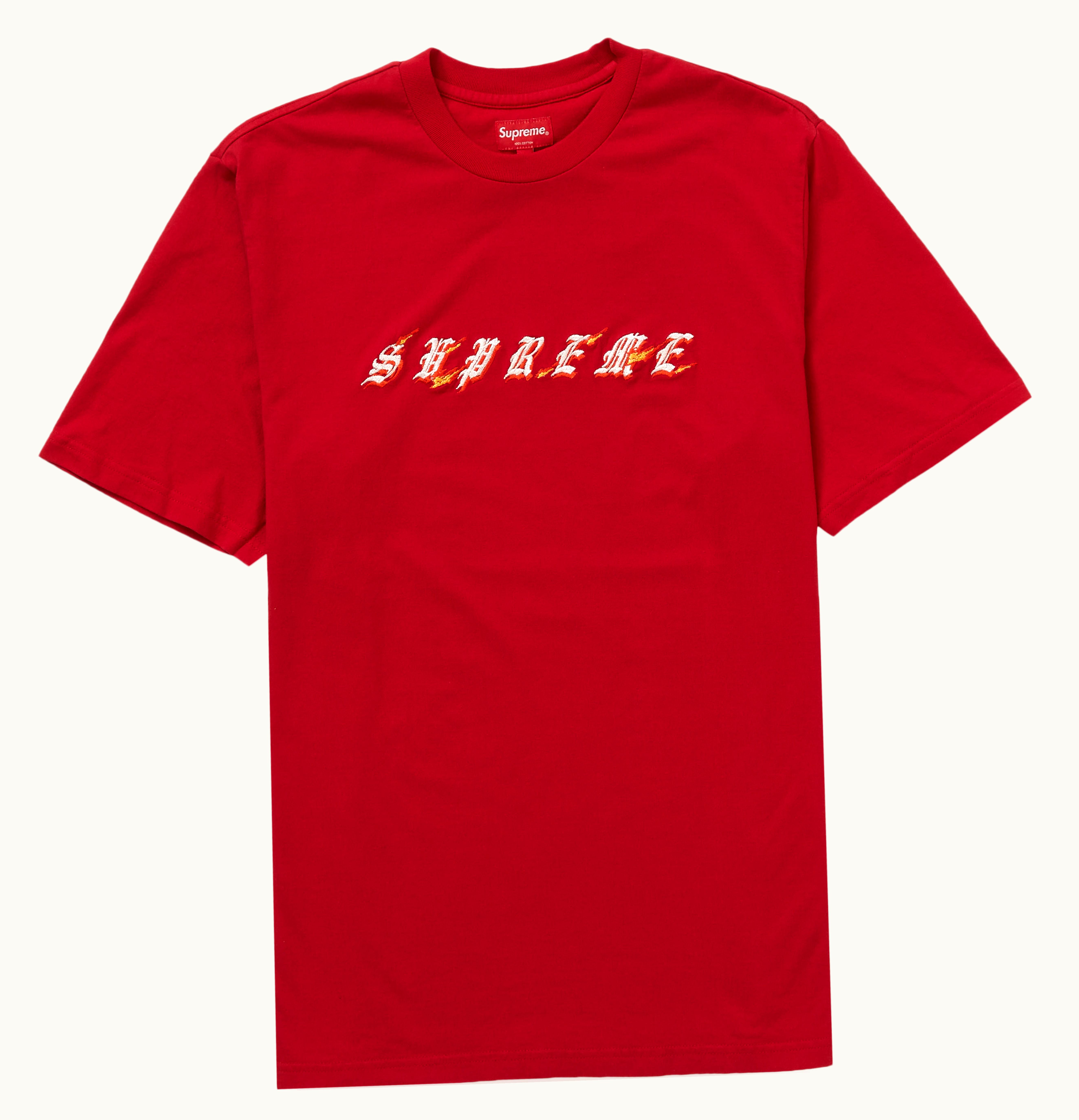 Supreme Supreme Flames S S Top SS22 Red
