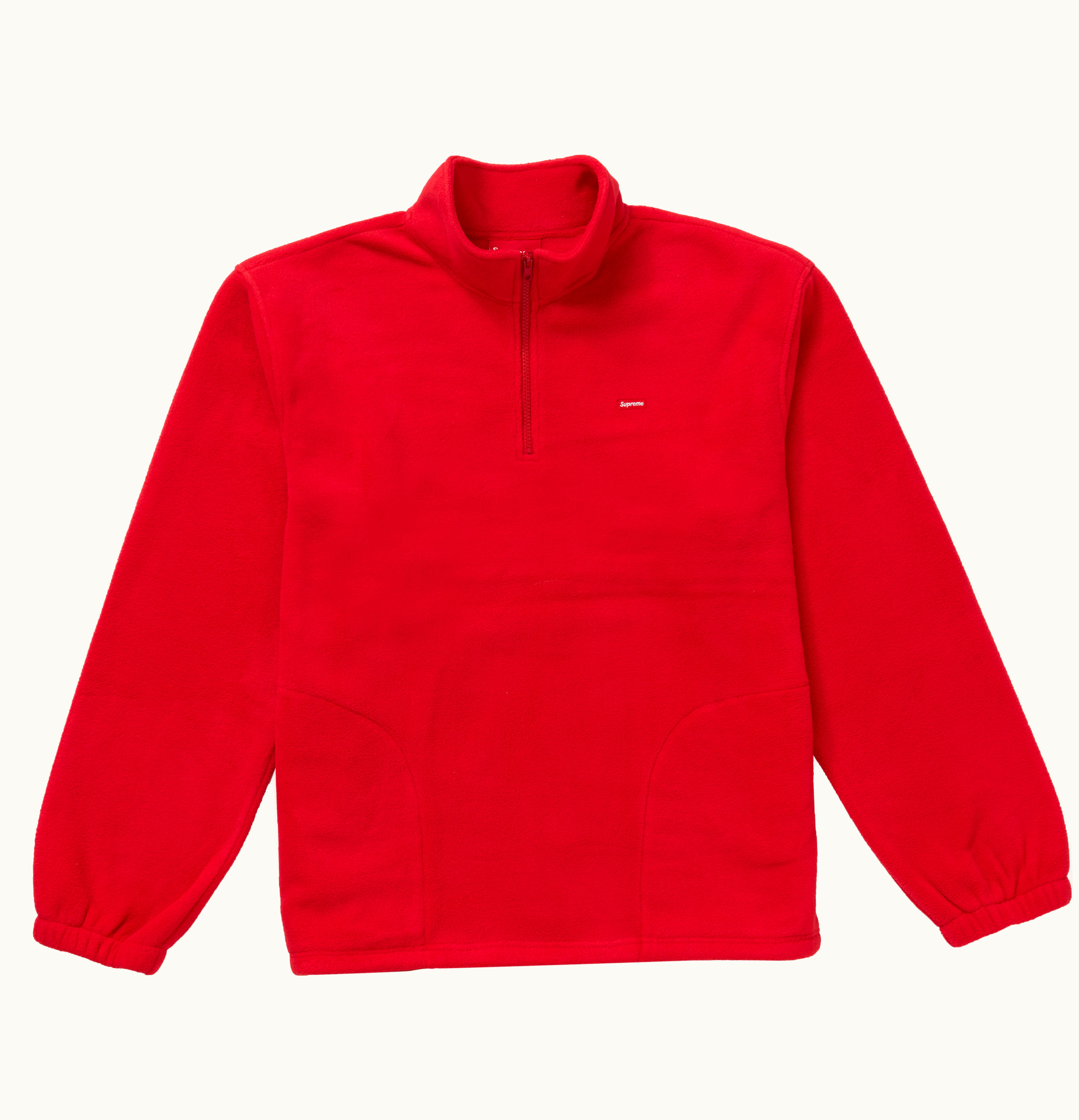 Supreme Supreme Polartec Half Zip Pullover Red