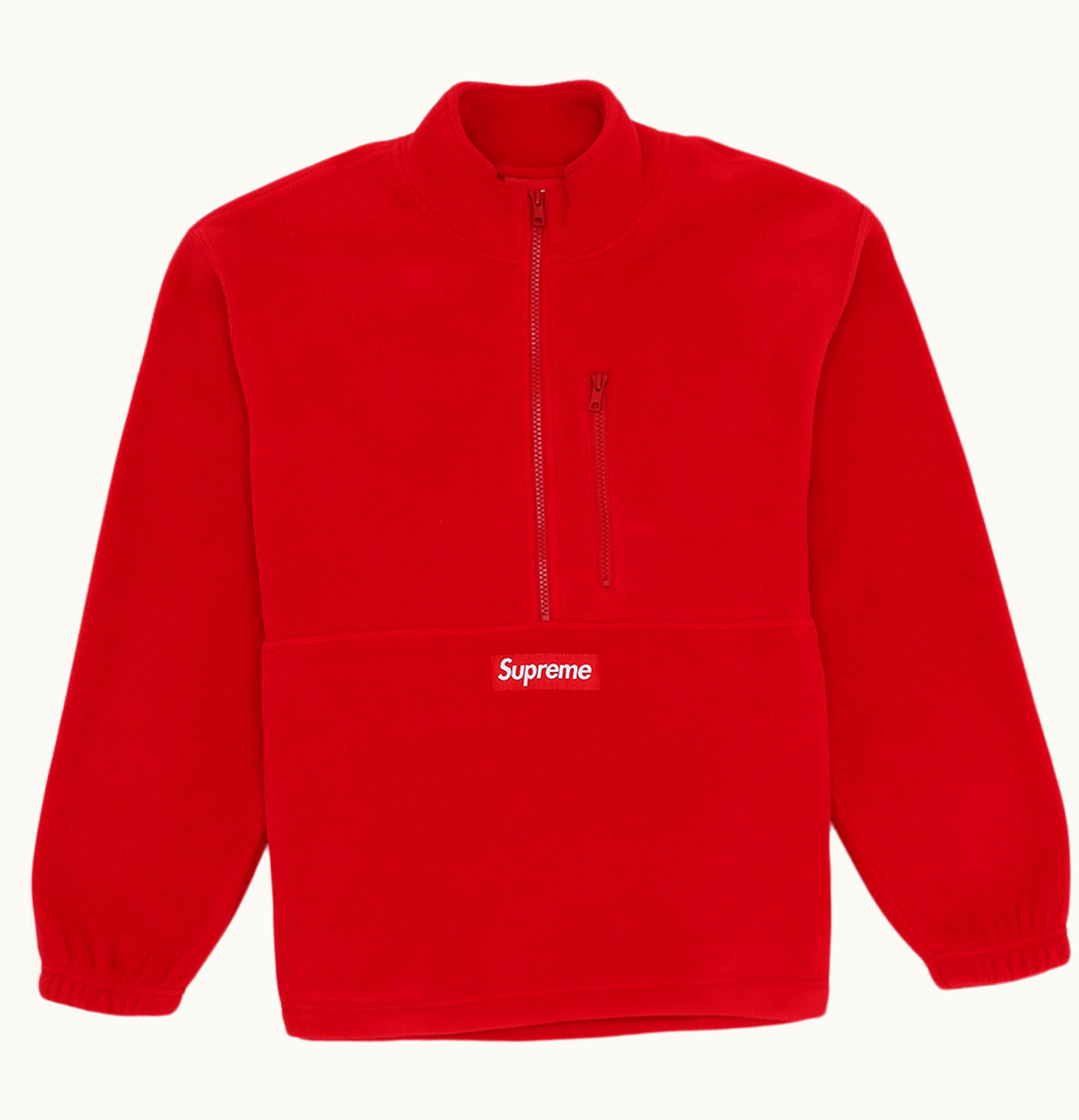 Supreme Supreme Polartec Half Zip Pullover FW20 Red