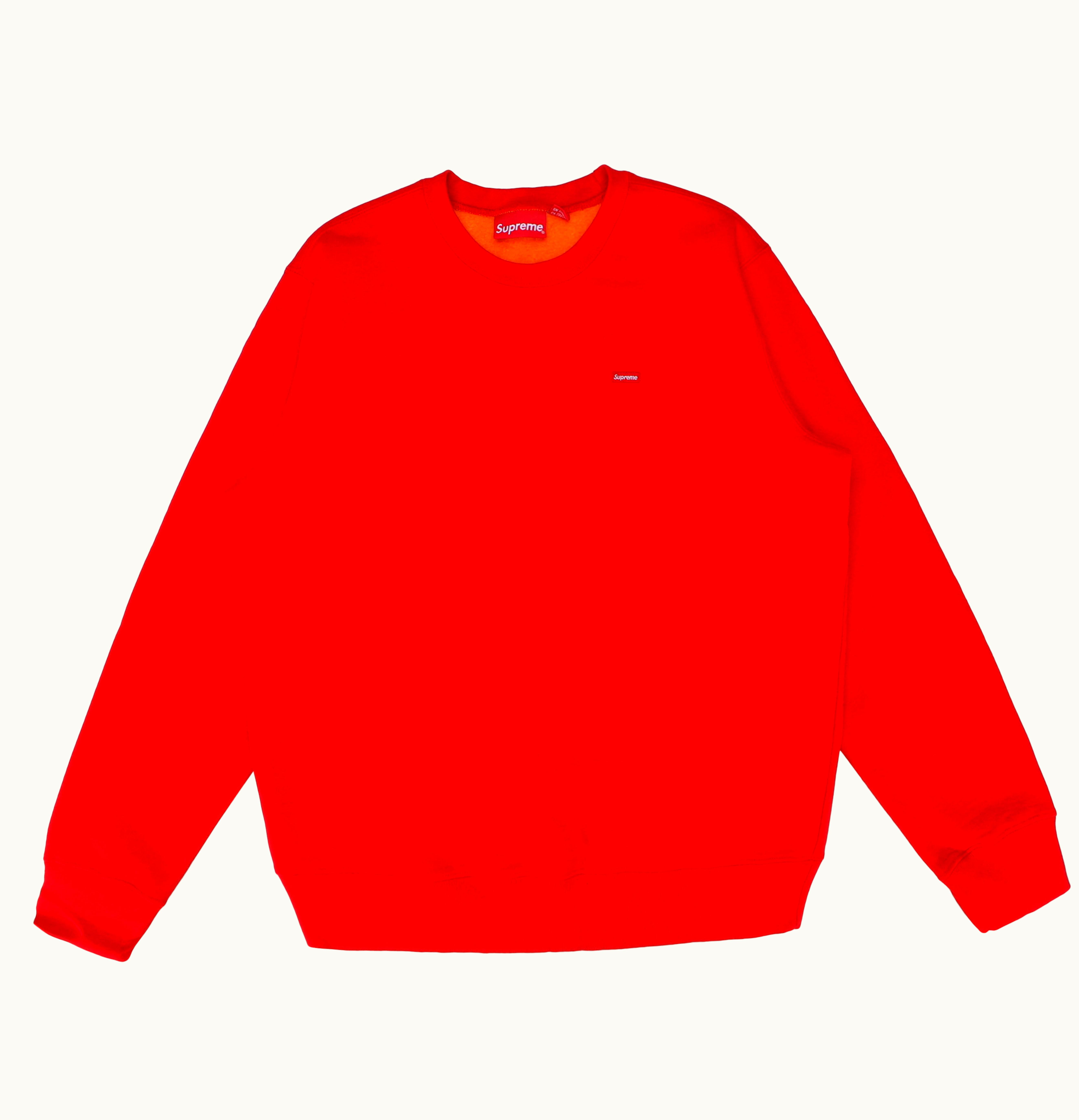 Supreme Supreme Contrast Crewneck Red